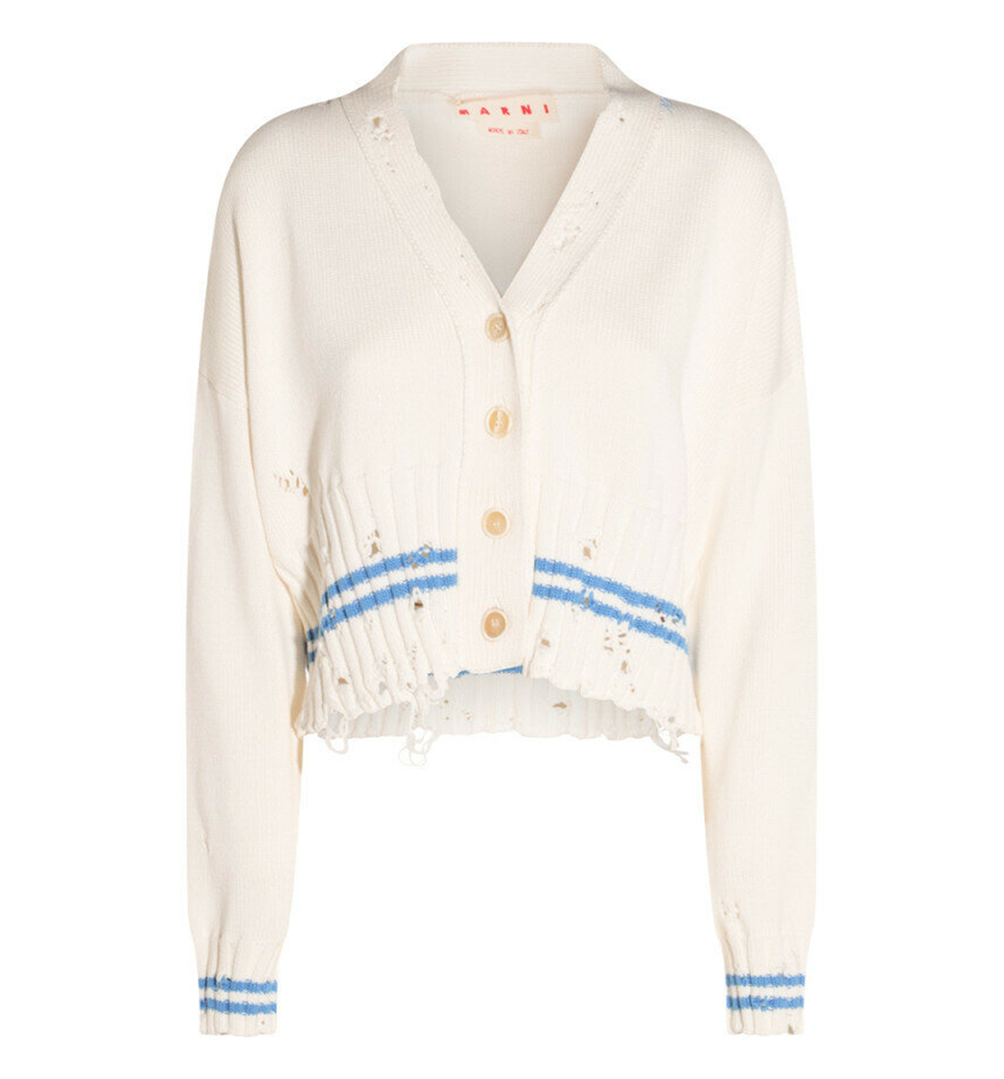 Dishevelled Cotton Cardigan
