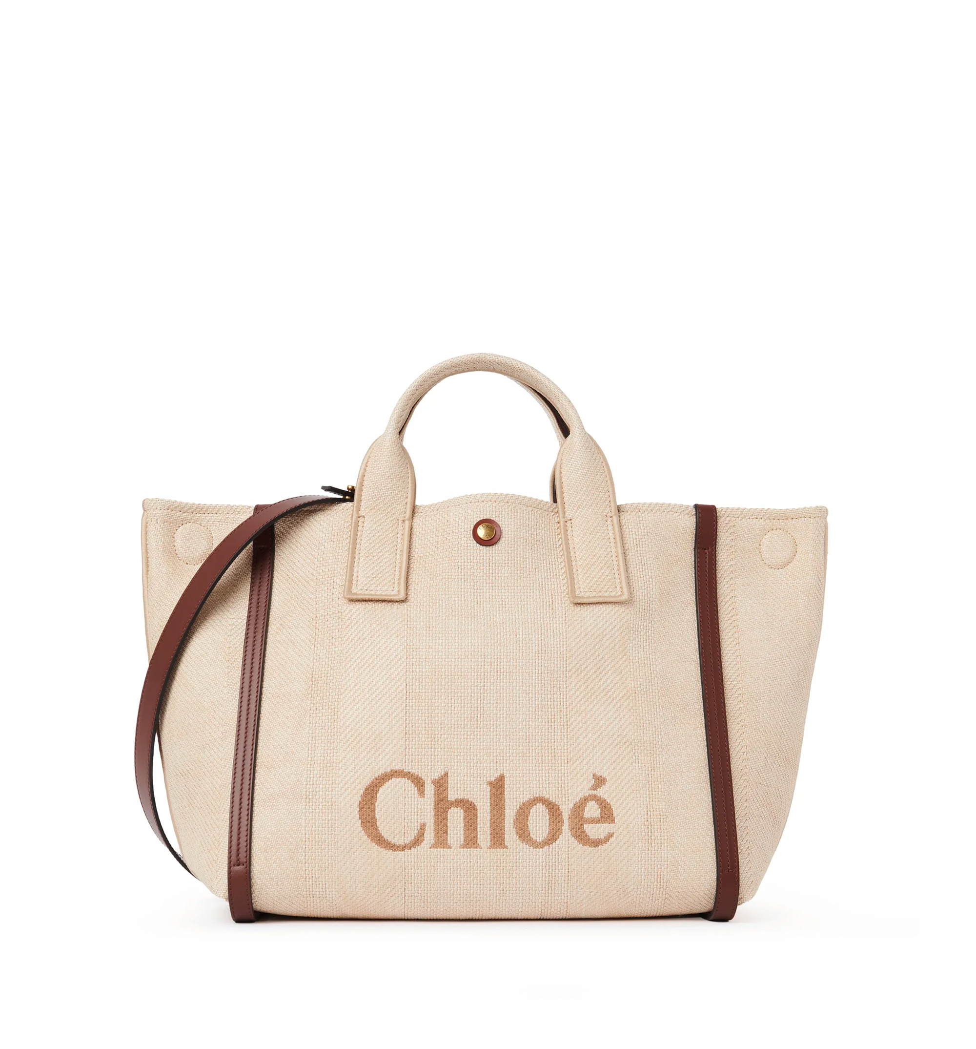 Carry Tote Bag in Raffia-effect Fibers