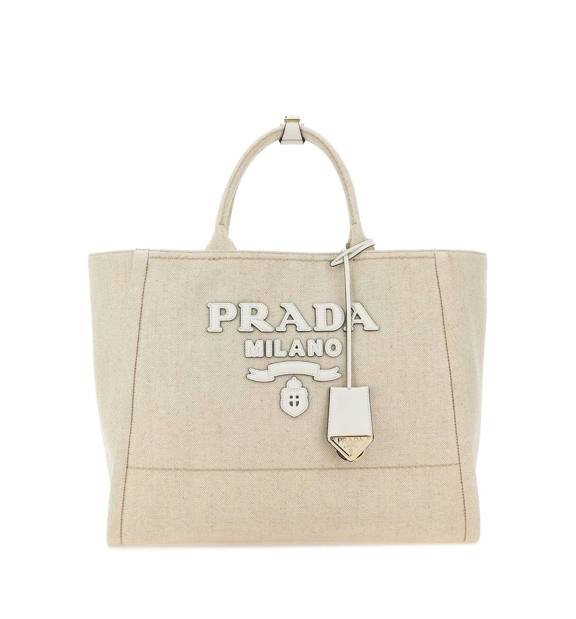 Logo-Appliqué Large Top Handle Bag