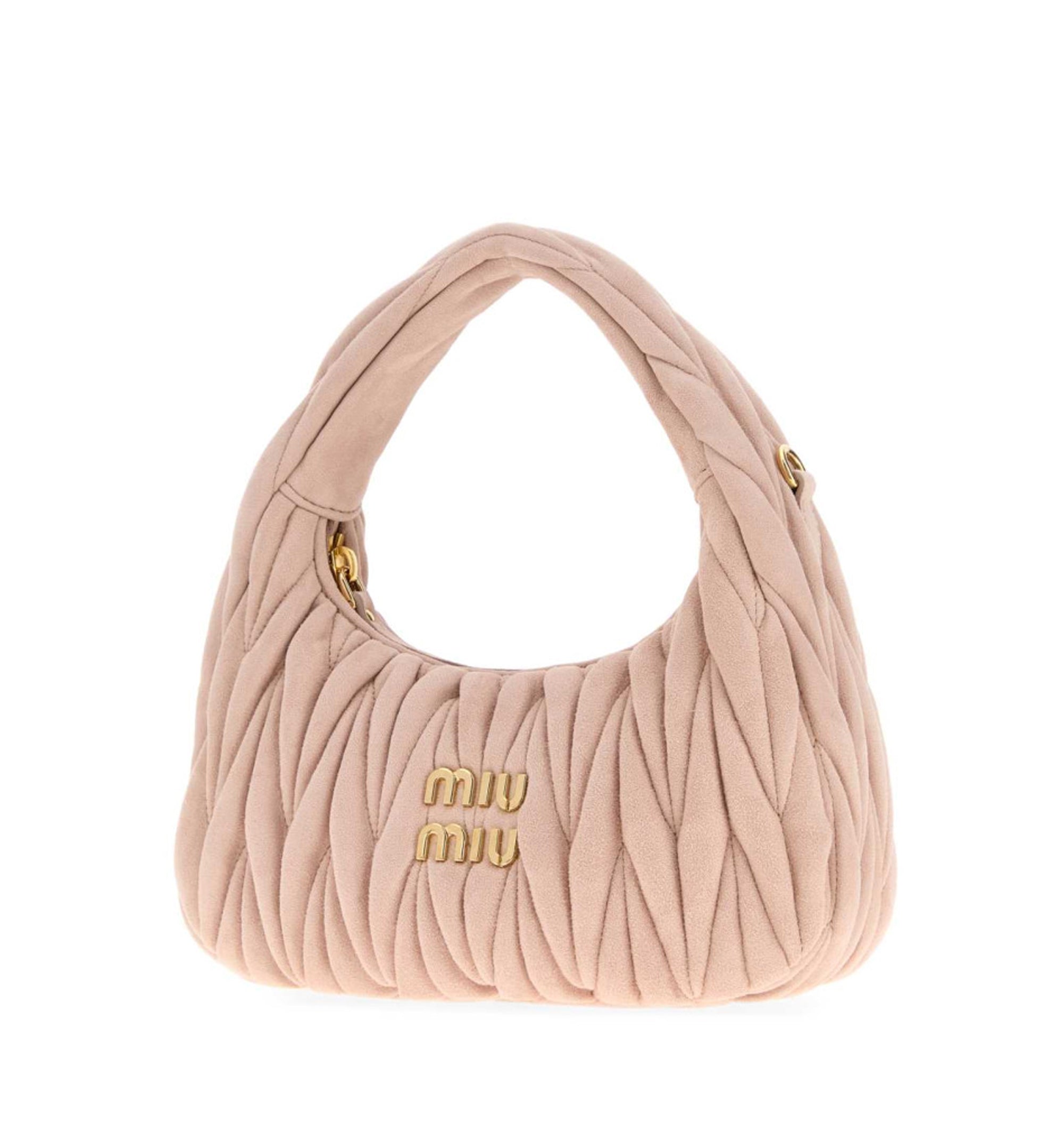 Wander Matelassé Suede Bag