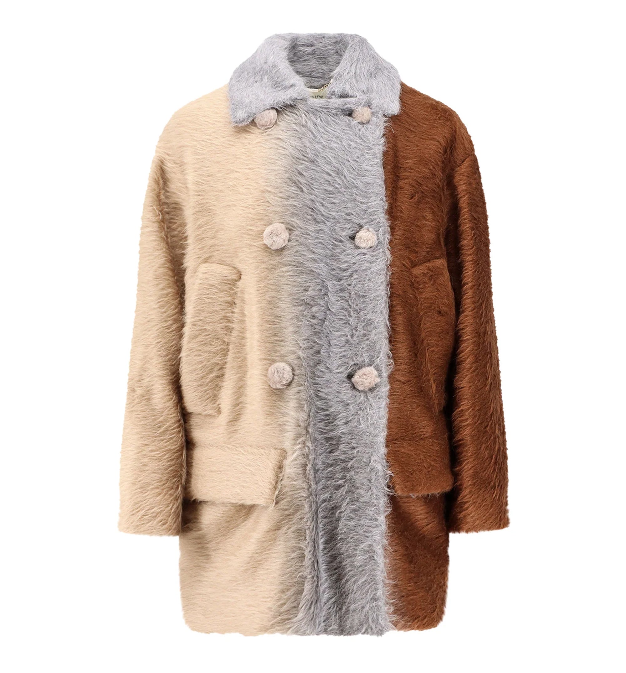 Alpaca And Wool Double-Breasted Coat