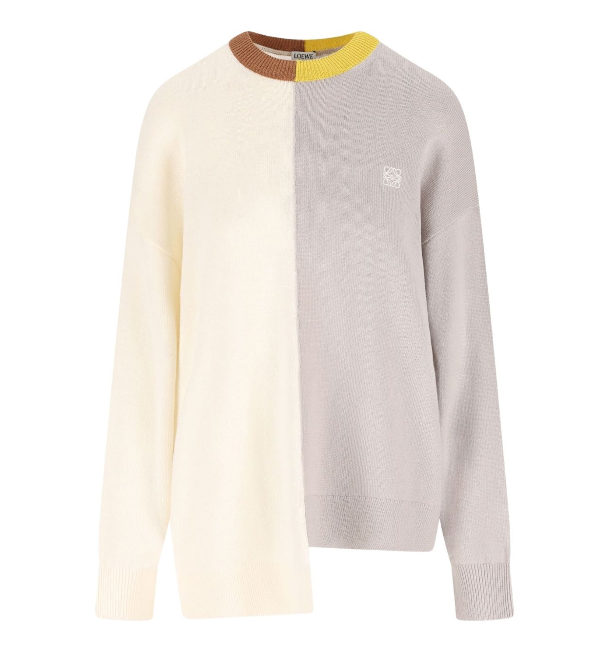 Asymmetric Sweater In Wool