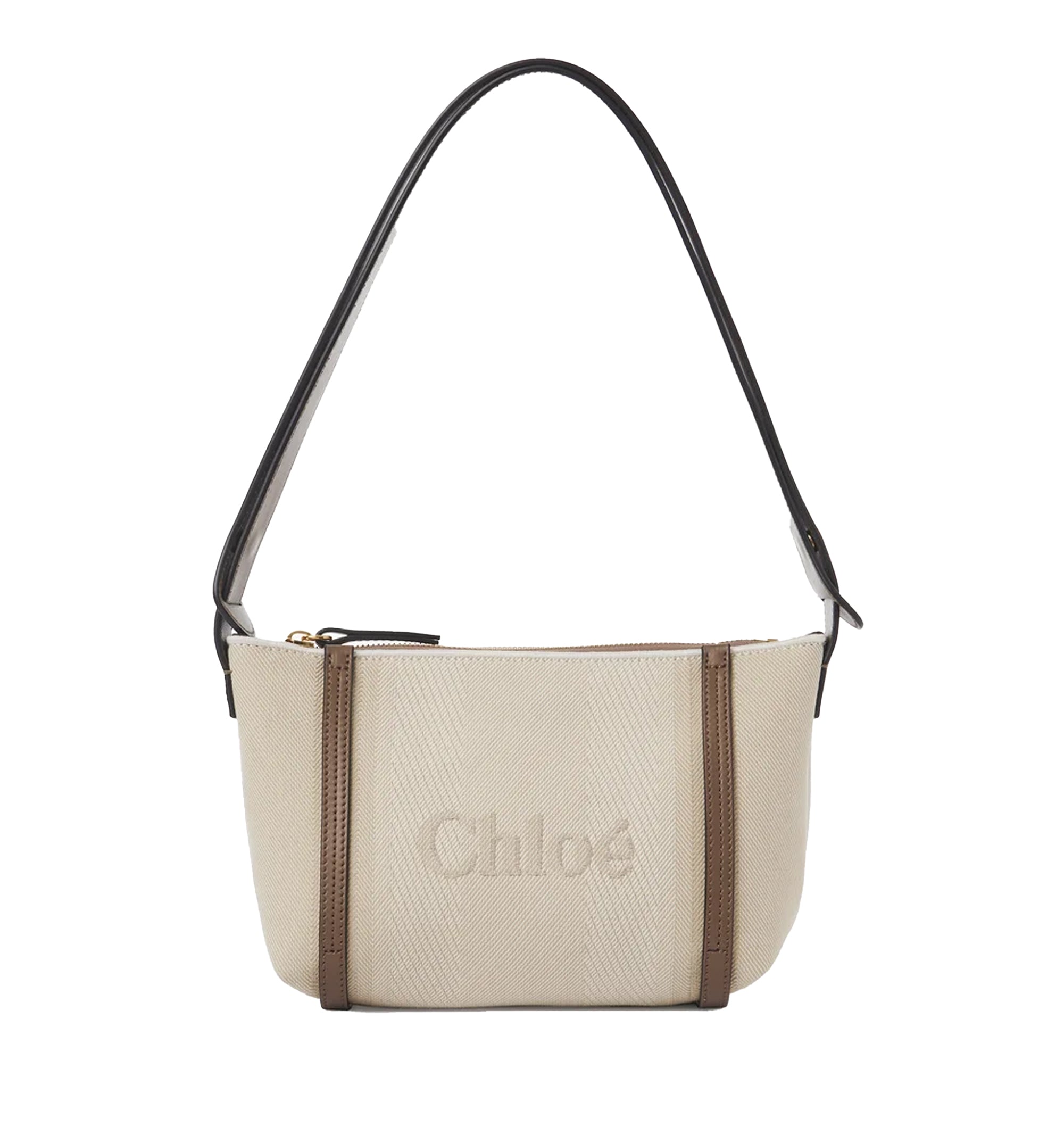 Chloé Carry Shoulder Bag In Canvas
