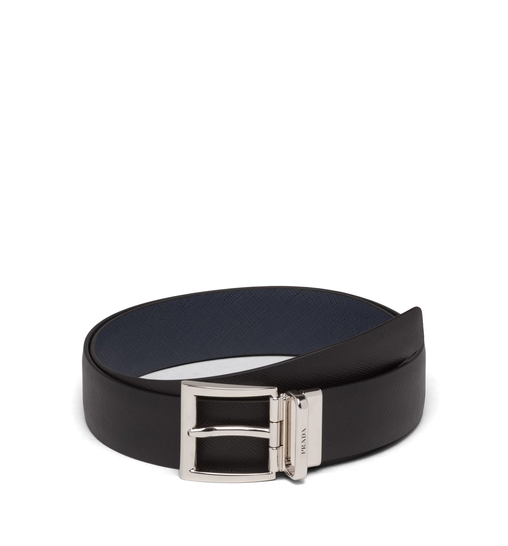 Saffiano Leather Reversible Belt