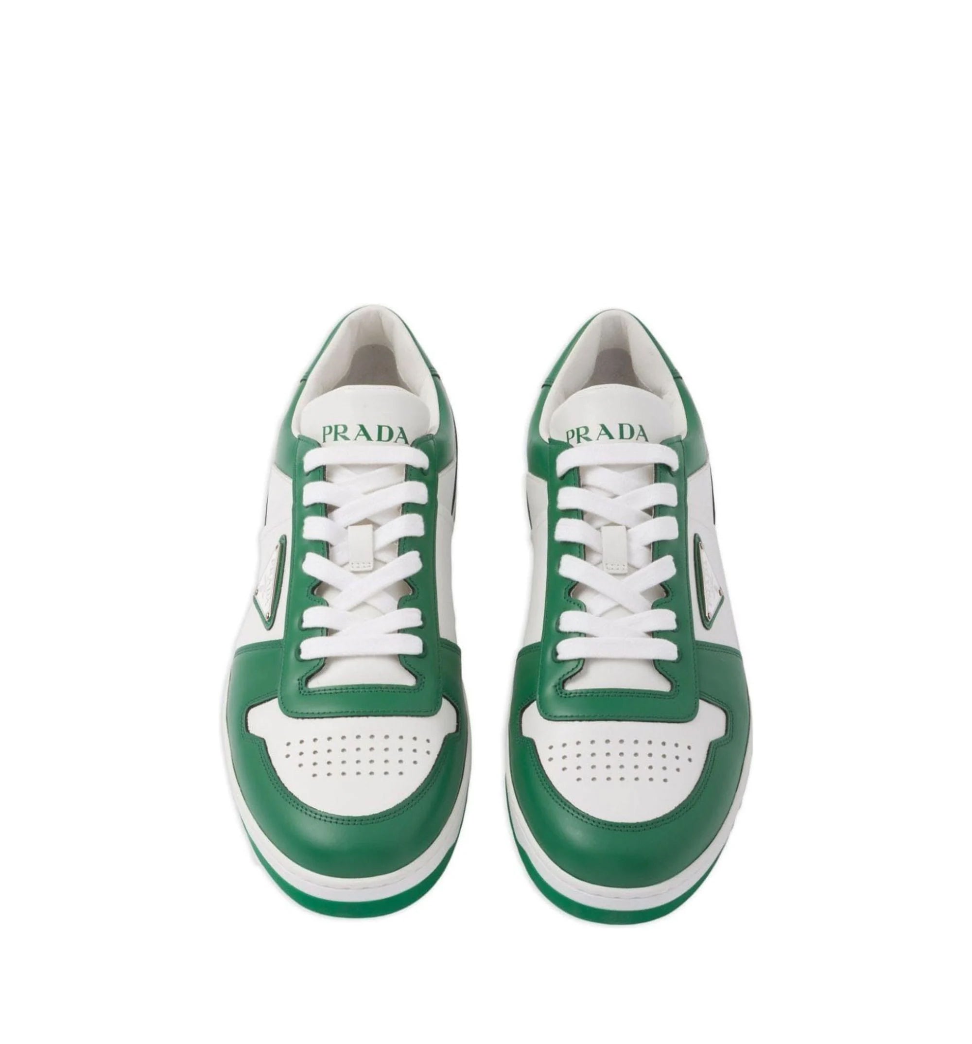 Two-tone leather Downtown sneakers