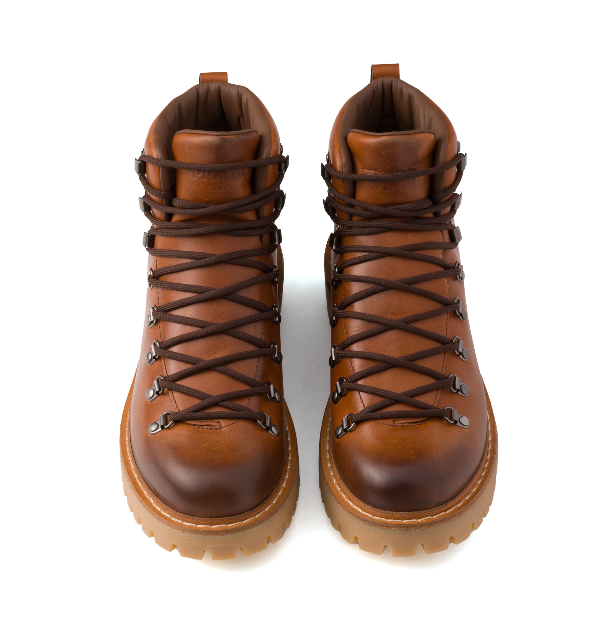 Laced Leather Booties