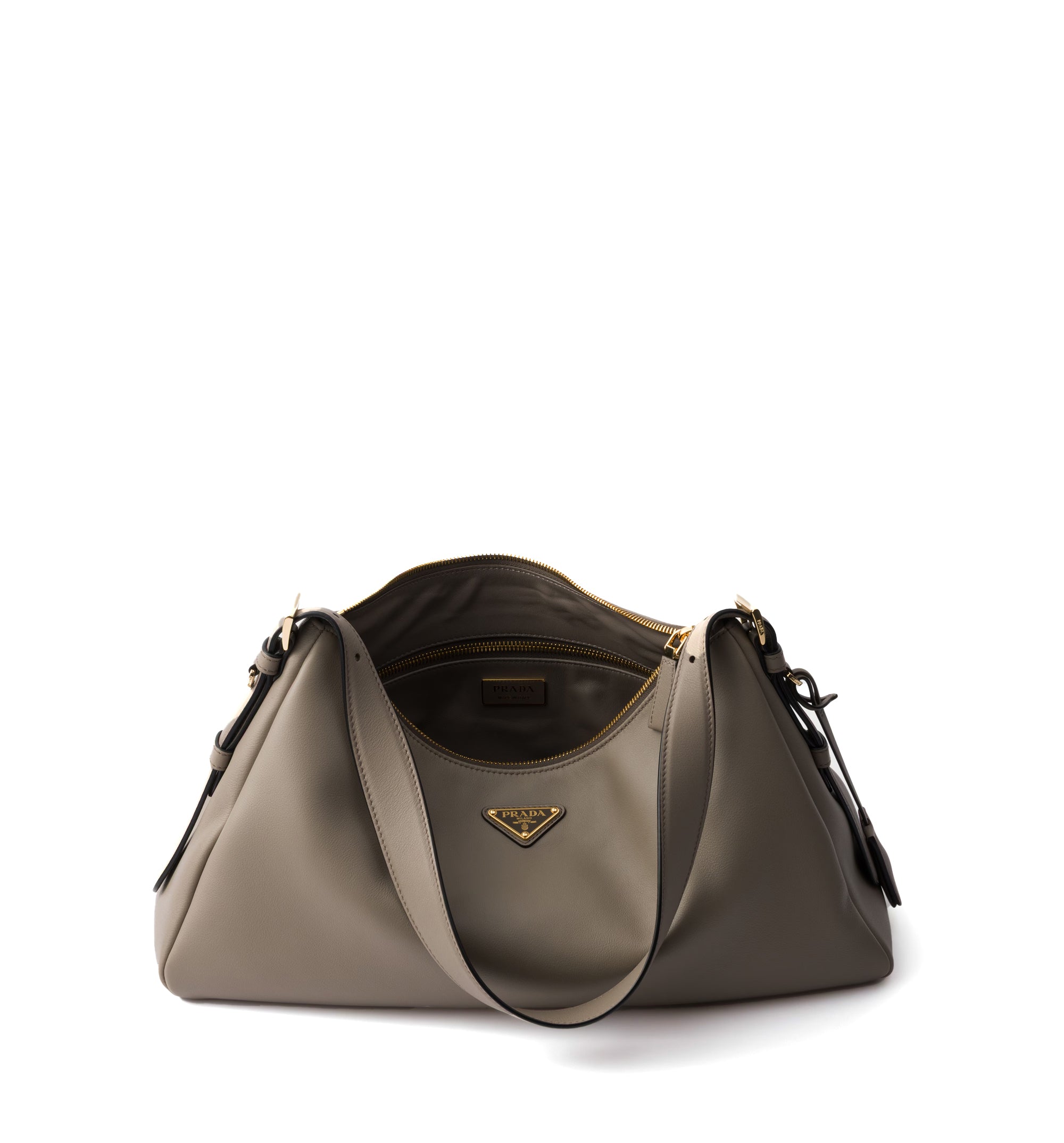 Aimée large leather shoulder bag