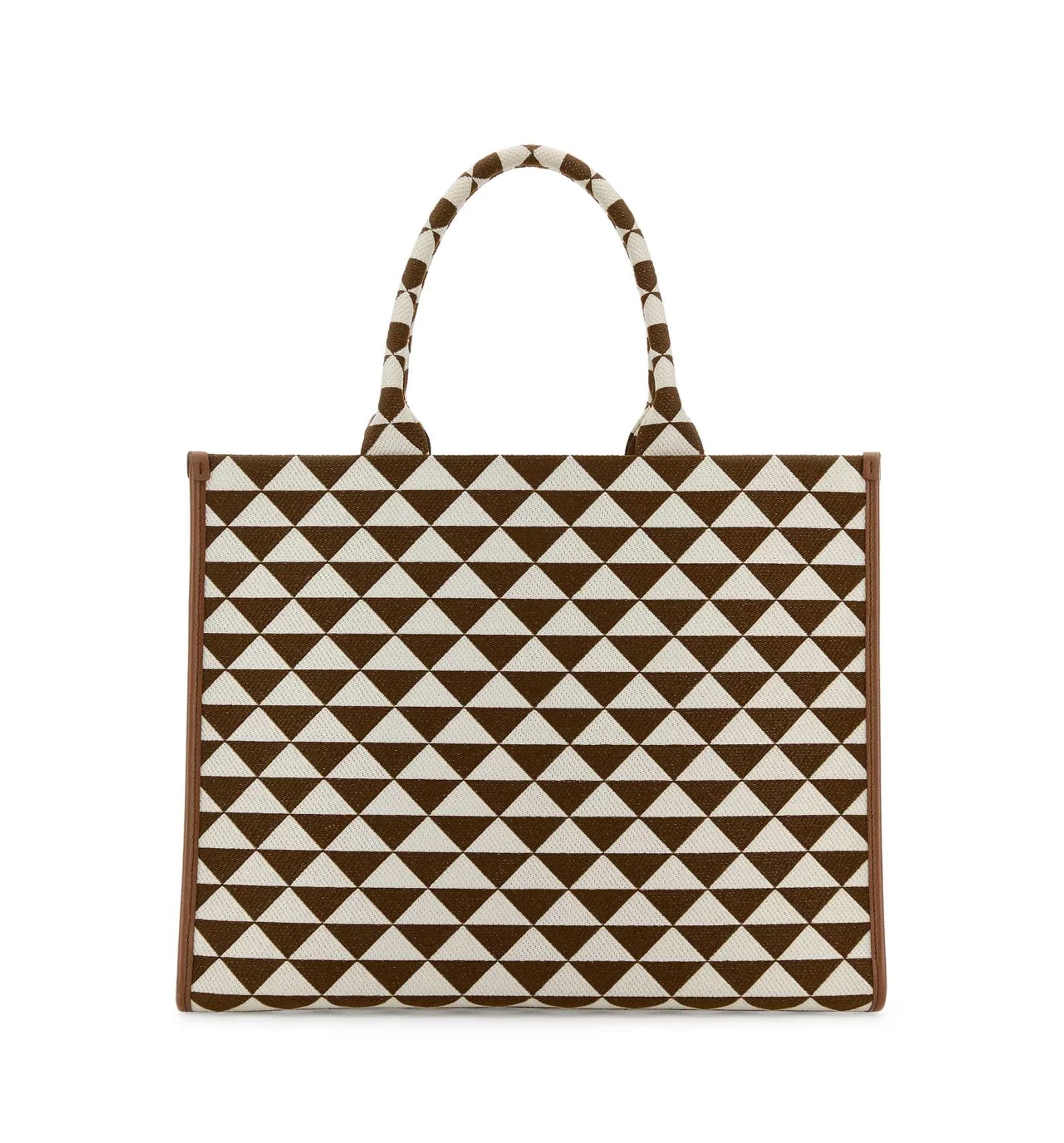 Embroidered Fabric Large Symbole Shopping Bag