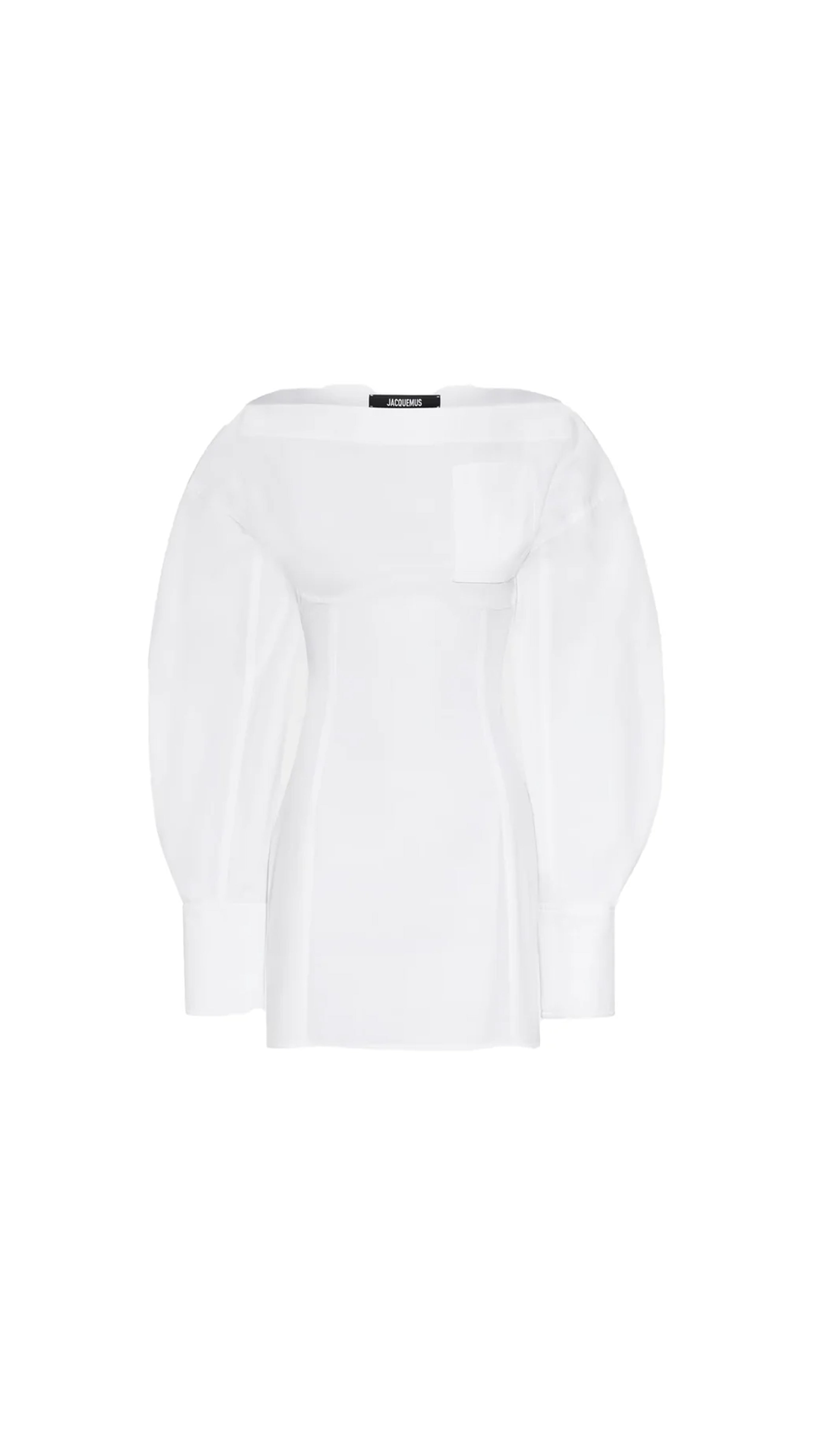 The Casaco Shirt Dress - White