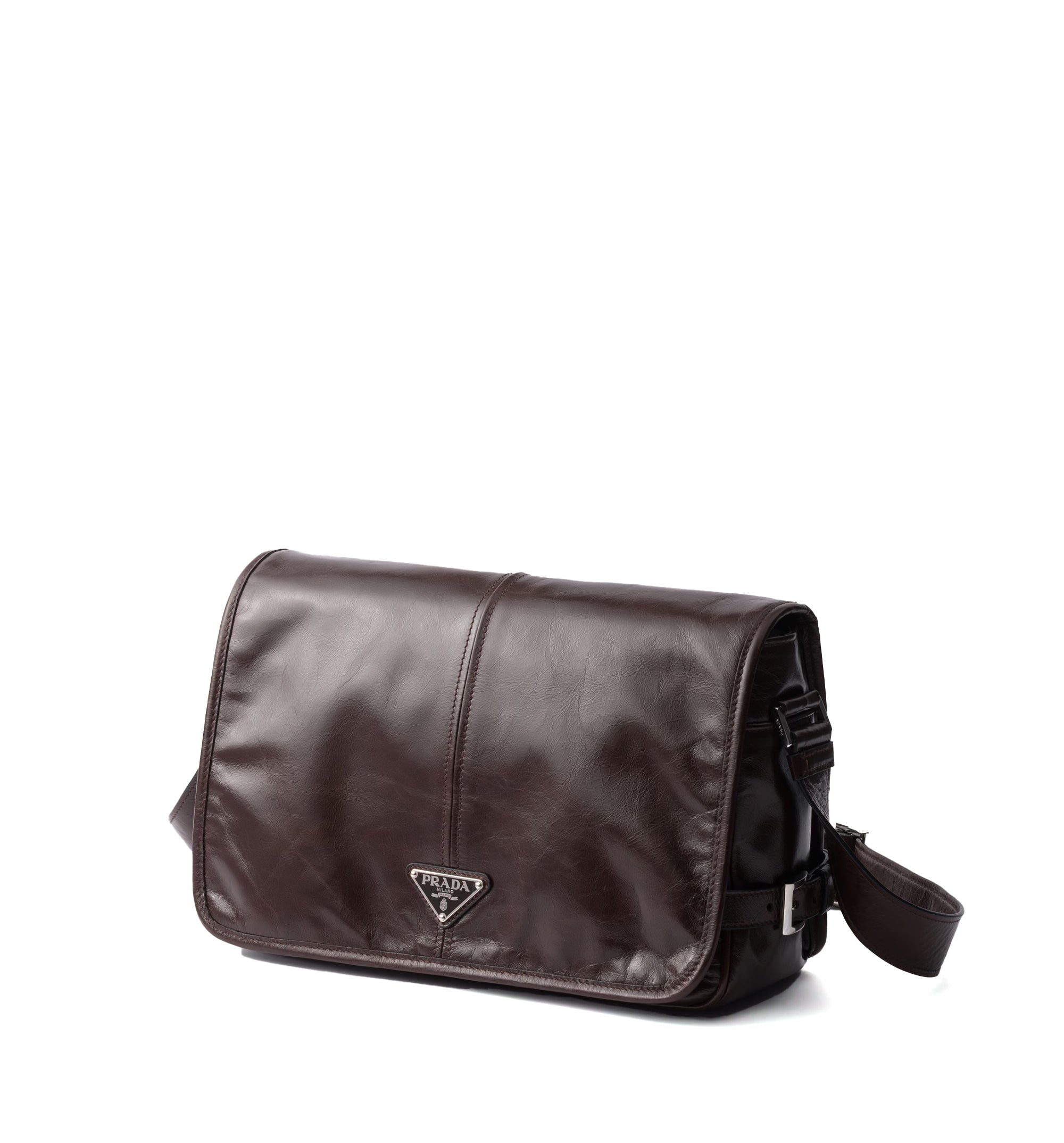 Leather shoulder bag