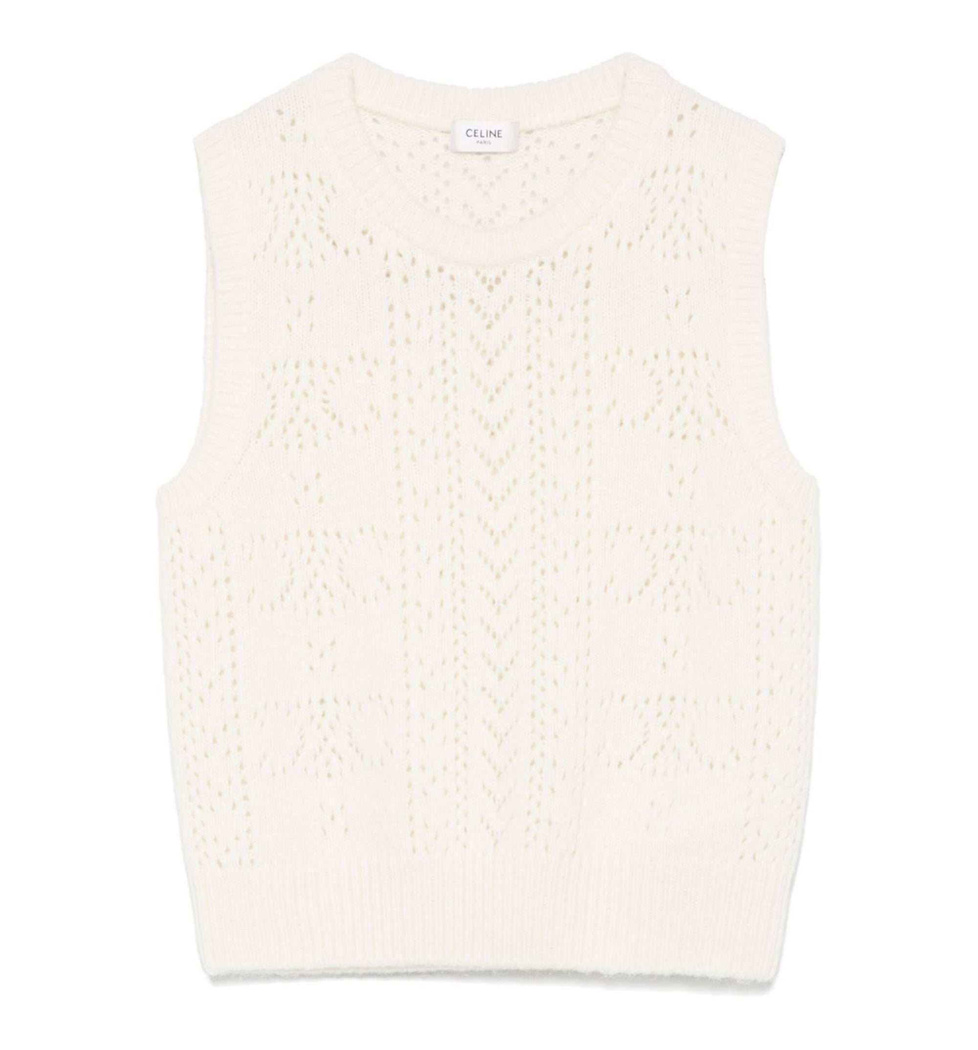 Wool And Cashmere Top - White