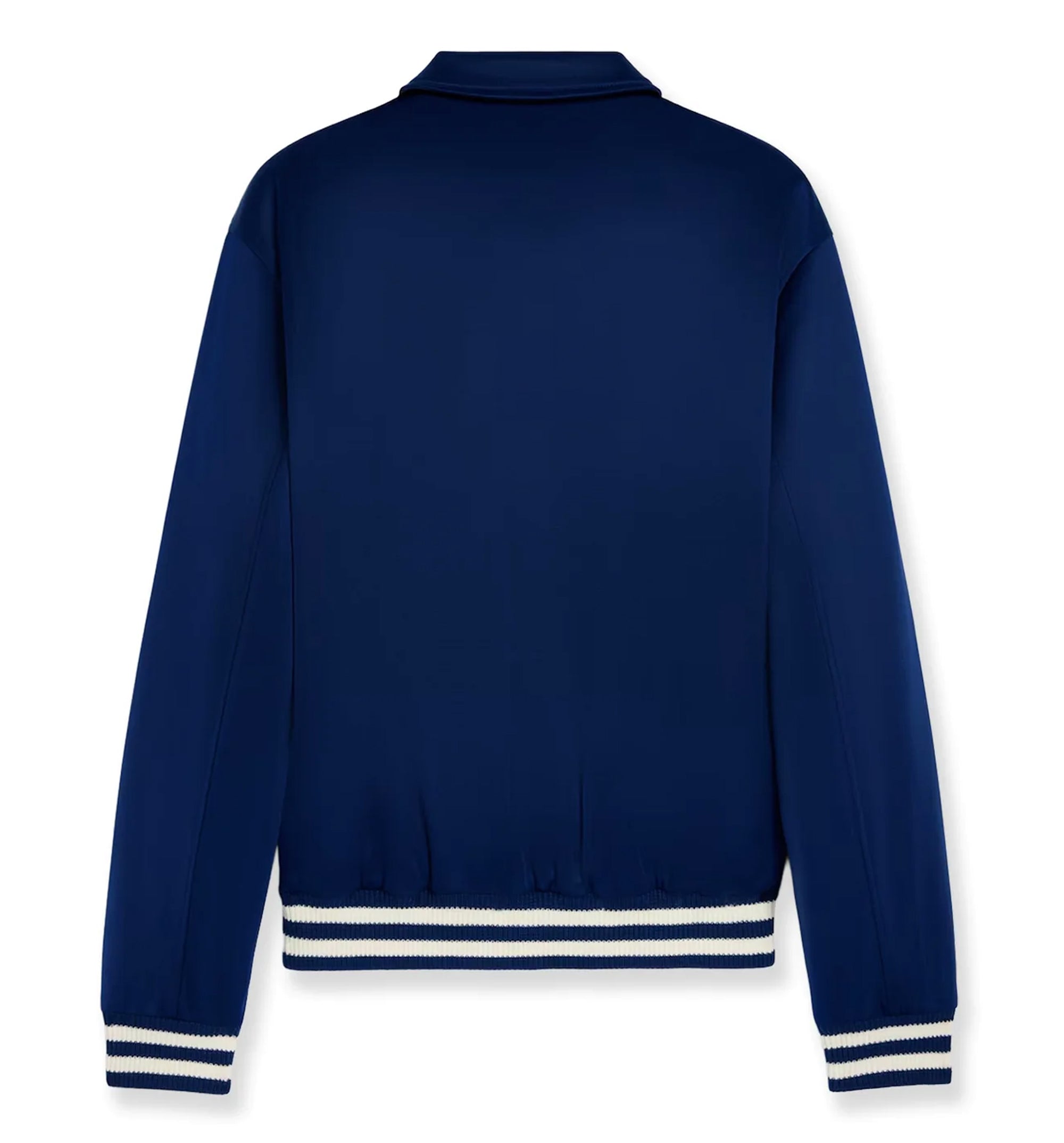 Teddy Padded Nylon Bomber - Blue