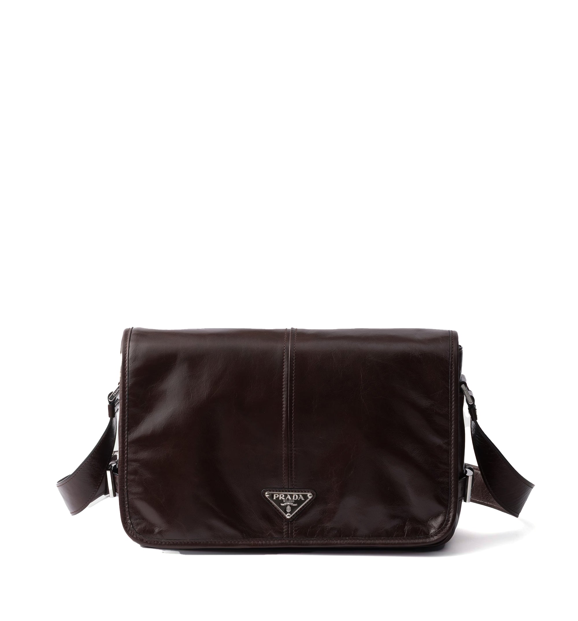 Leather shoulder bag