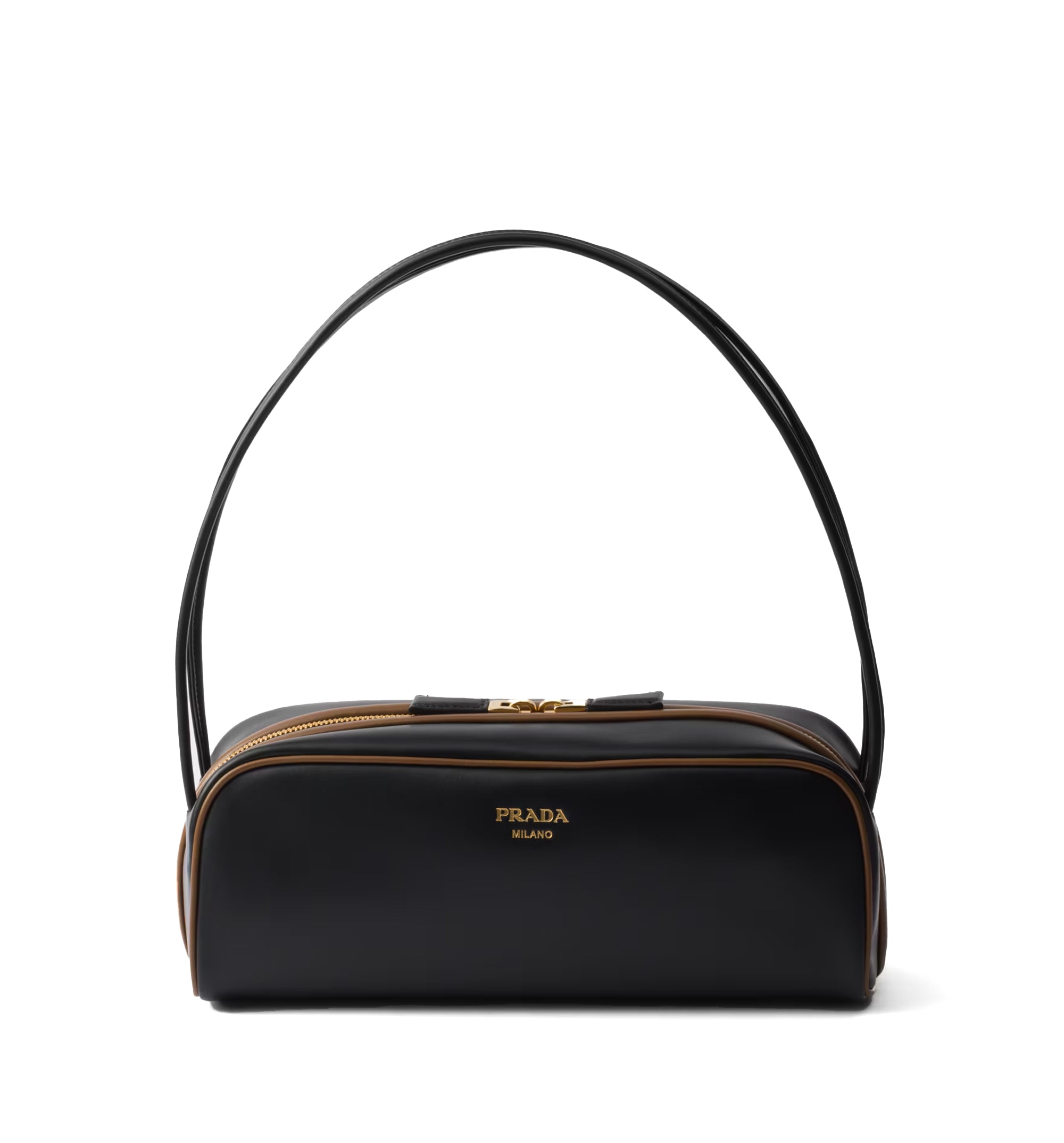 Swing smooth leather shoulder bag