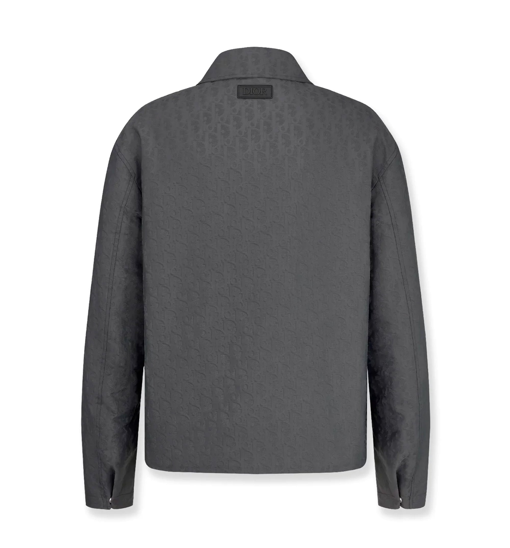 Oblique Technical Jacquard Jacket - Grey