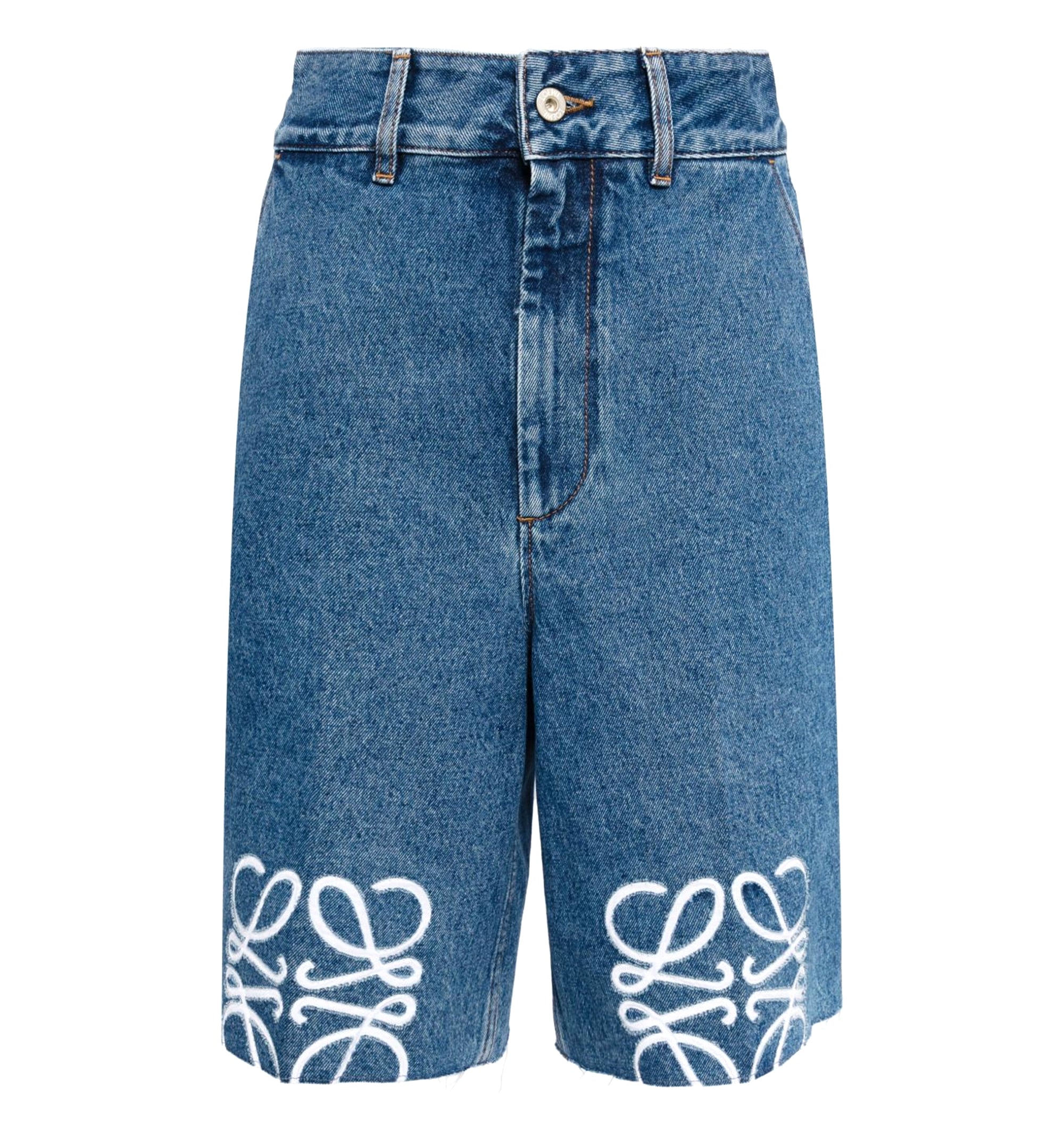 Anagram Shorts in Denim