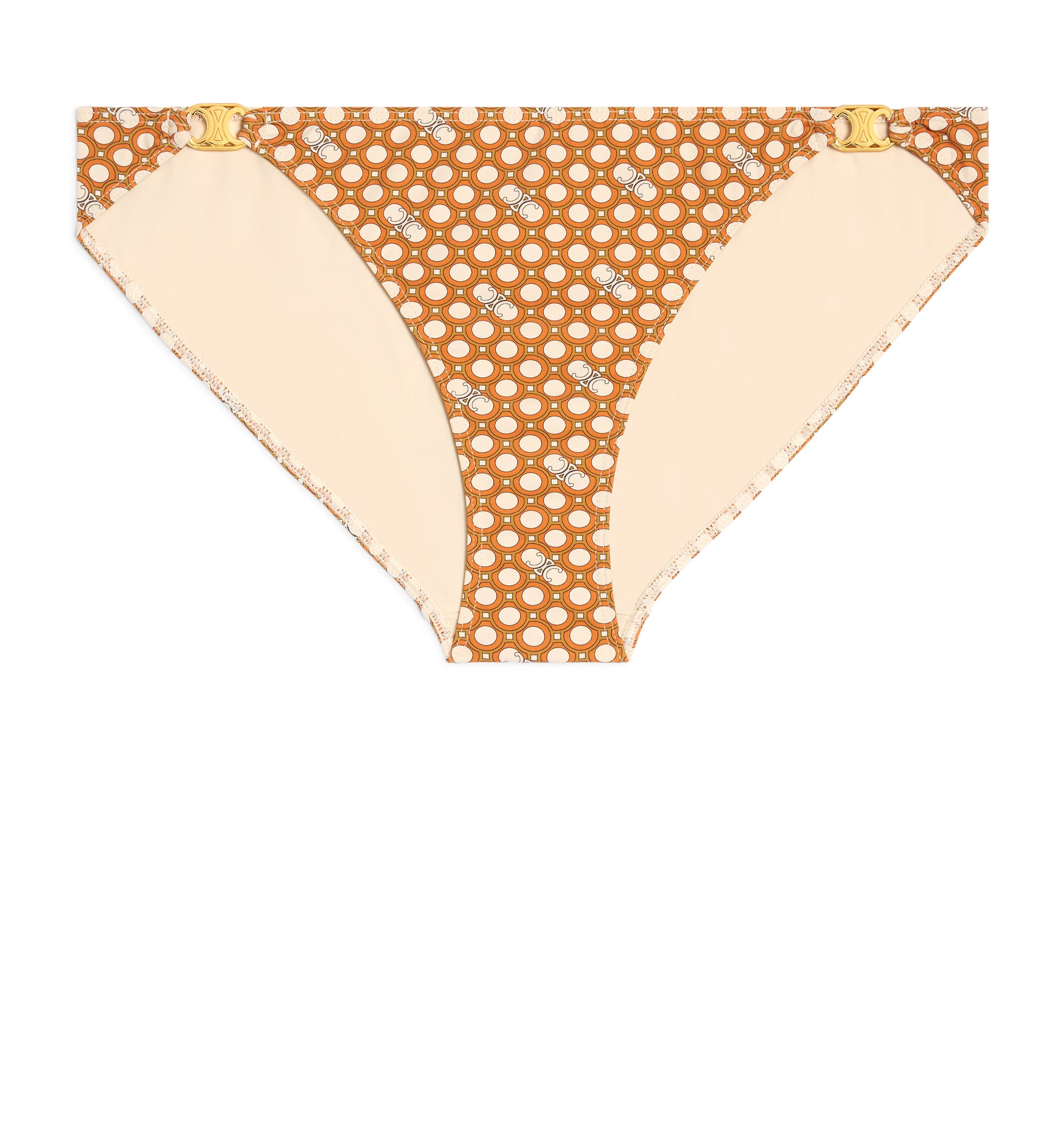 Triomphe Swimsuit Bottom In Triomphe Matte Jersey - Desert / Orange
