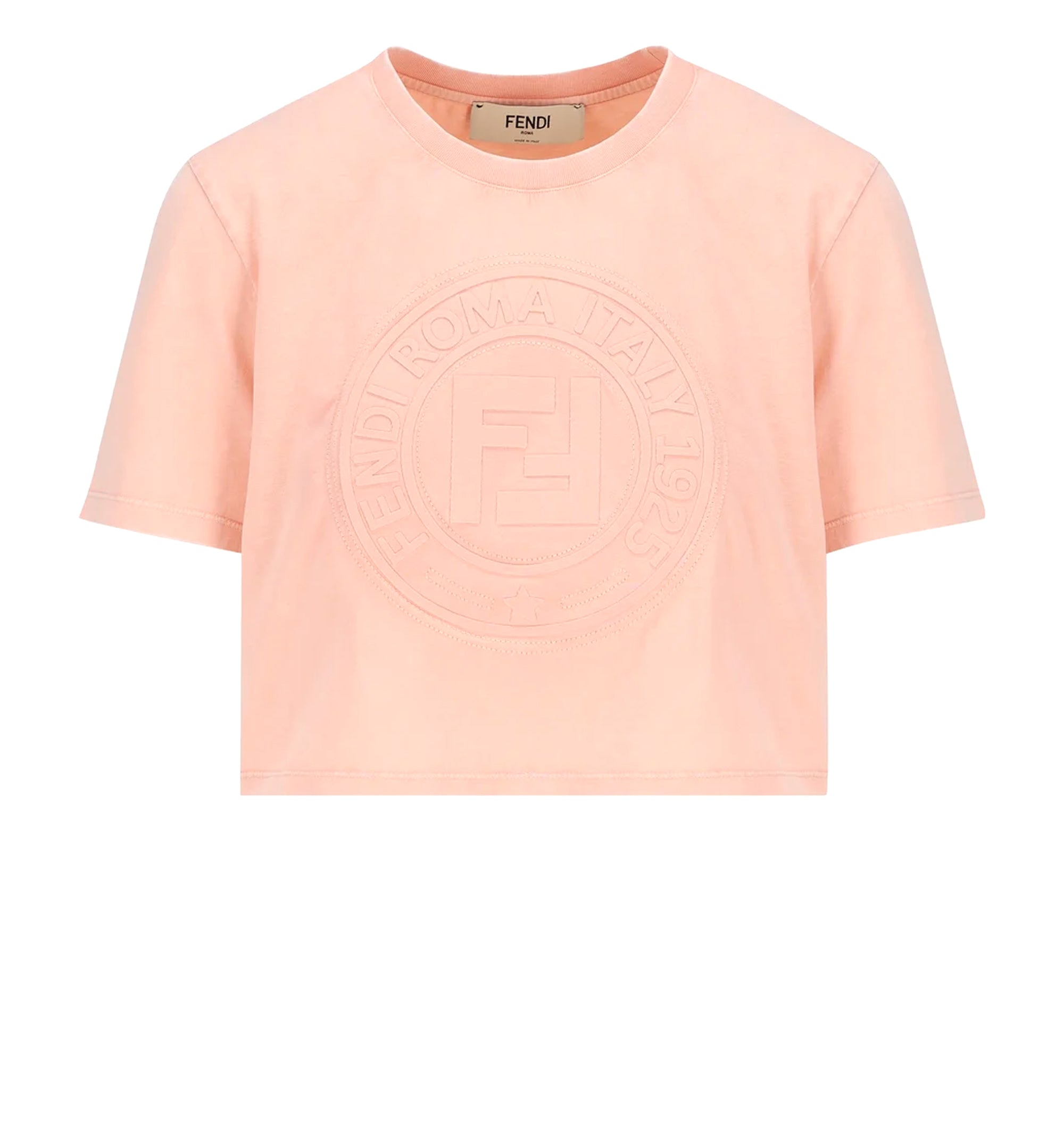 Logo Detailed Cropped T-Shirt