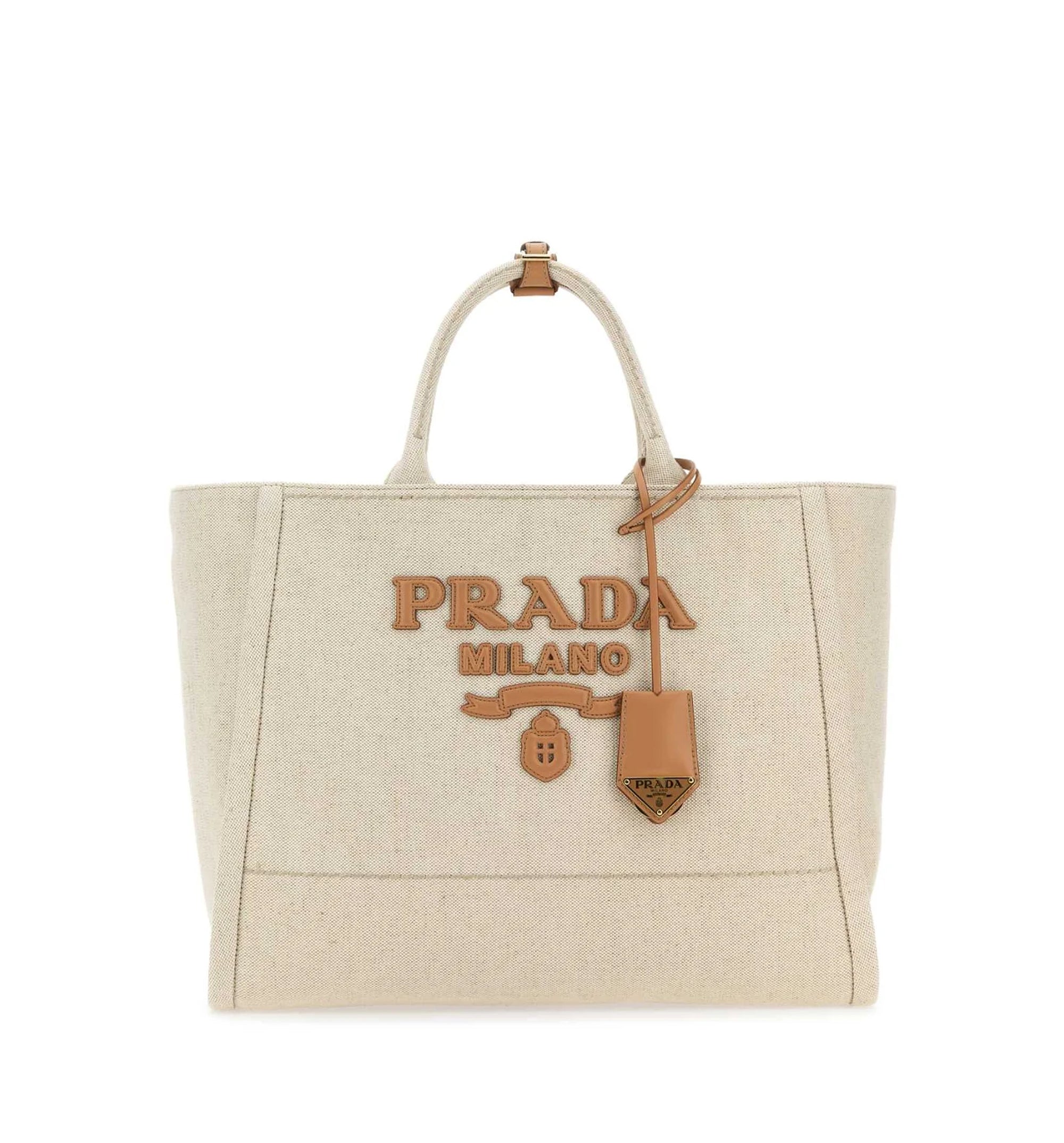 Logo-Appliqué Large Top Handle Bag