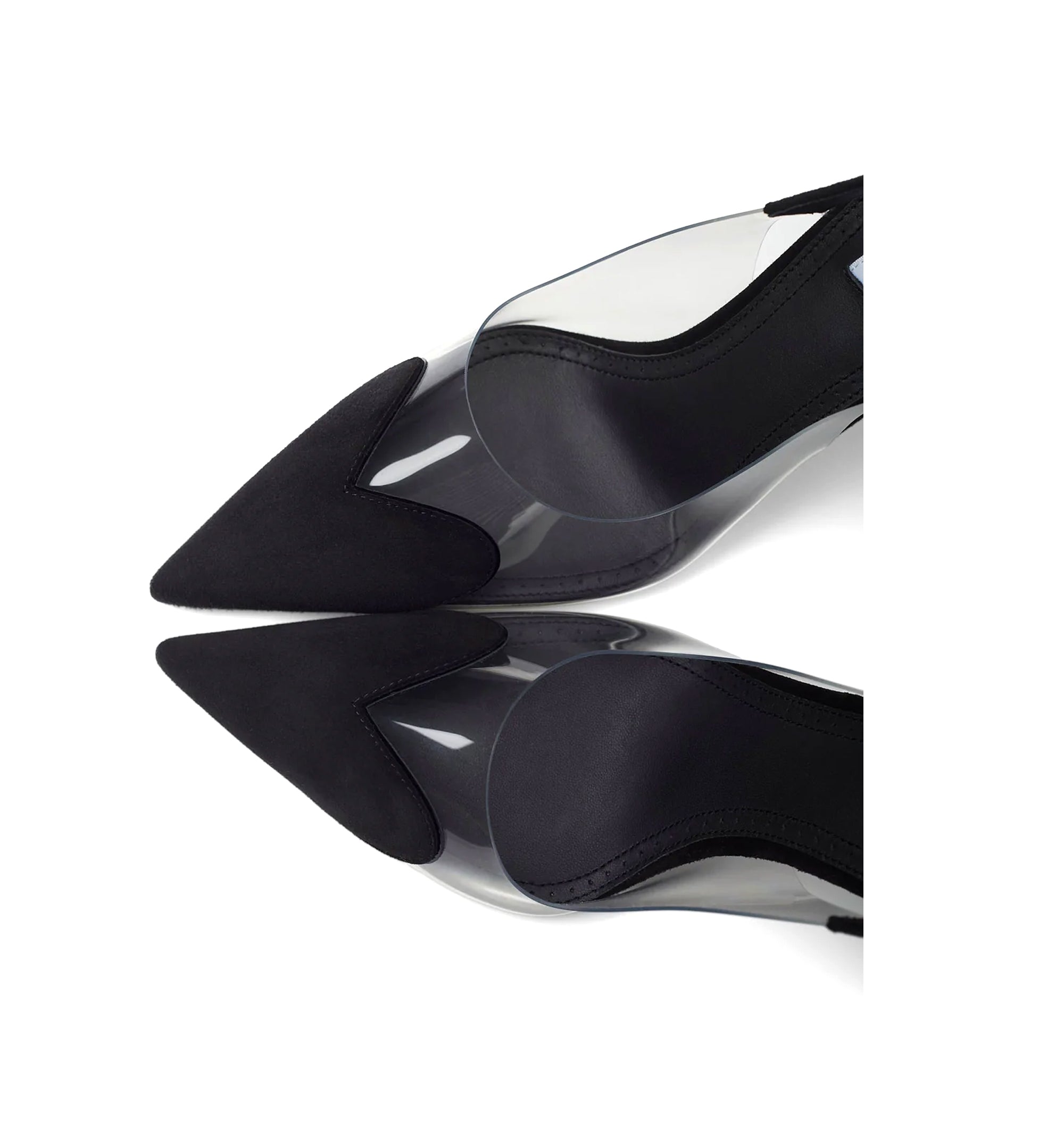 Le Coeur 90 Black Slingbacks