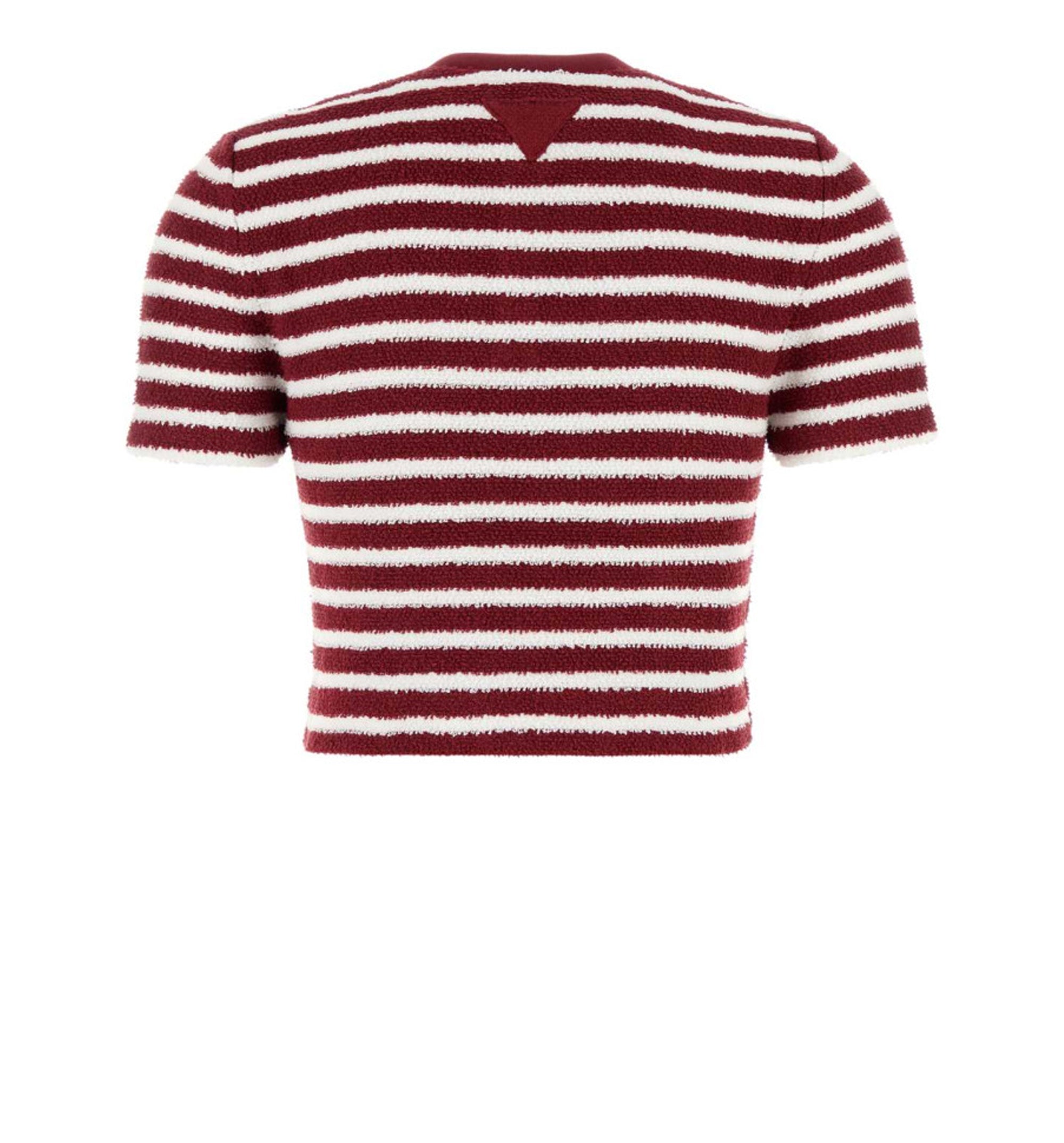 Cotton Boucle Polo Top