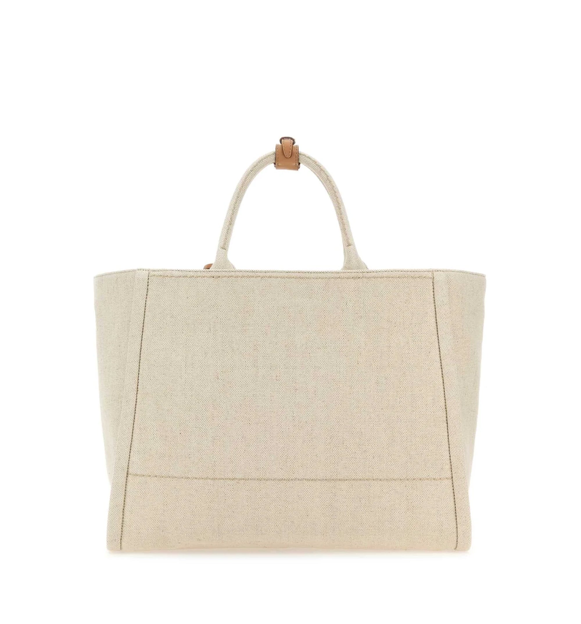 Logo-Appliqué Large Top Handle Bag