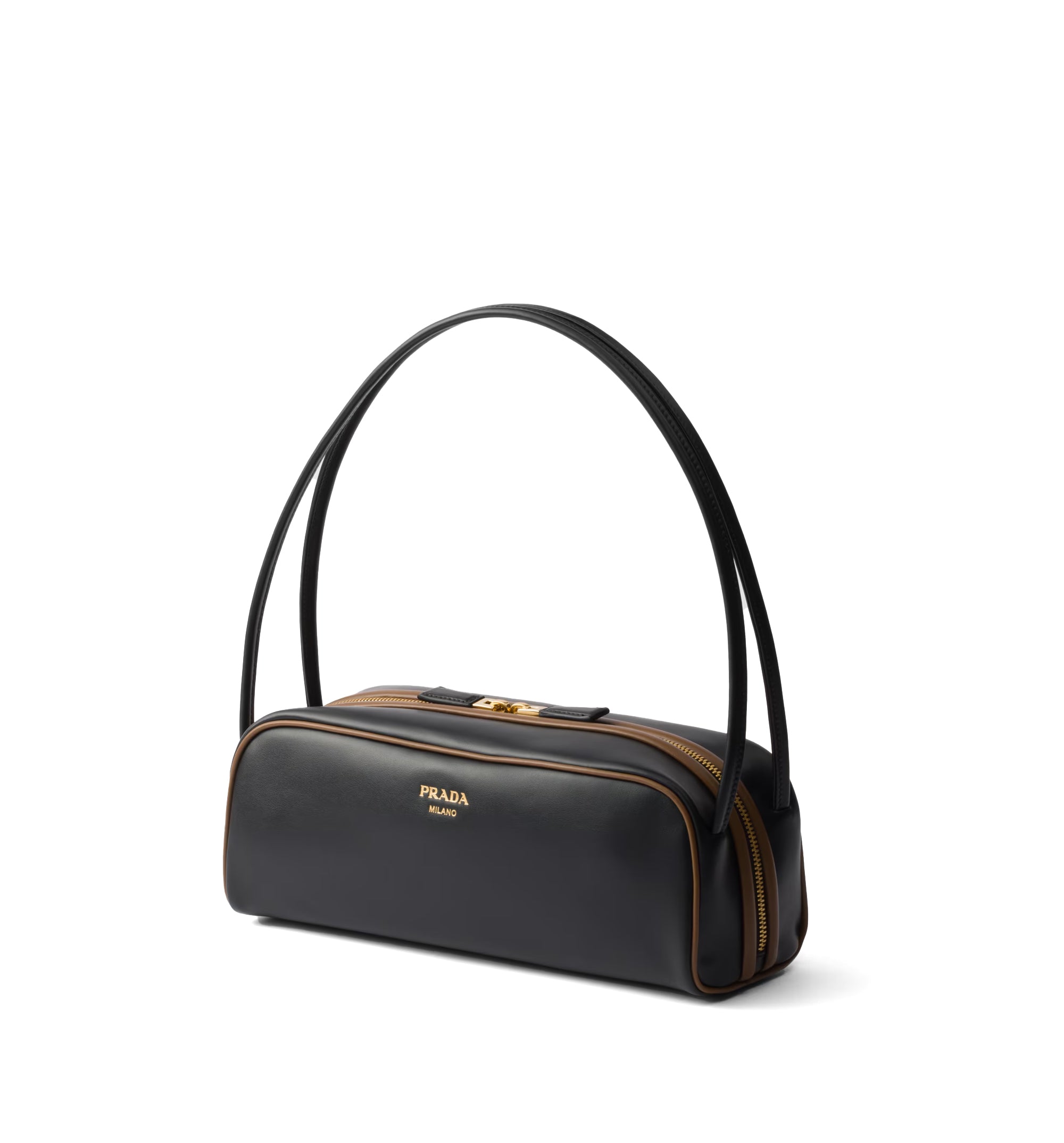 Swing smooth leather shoulder bag