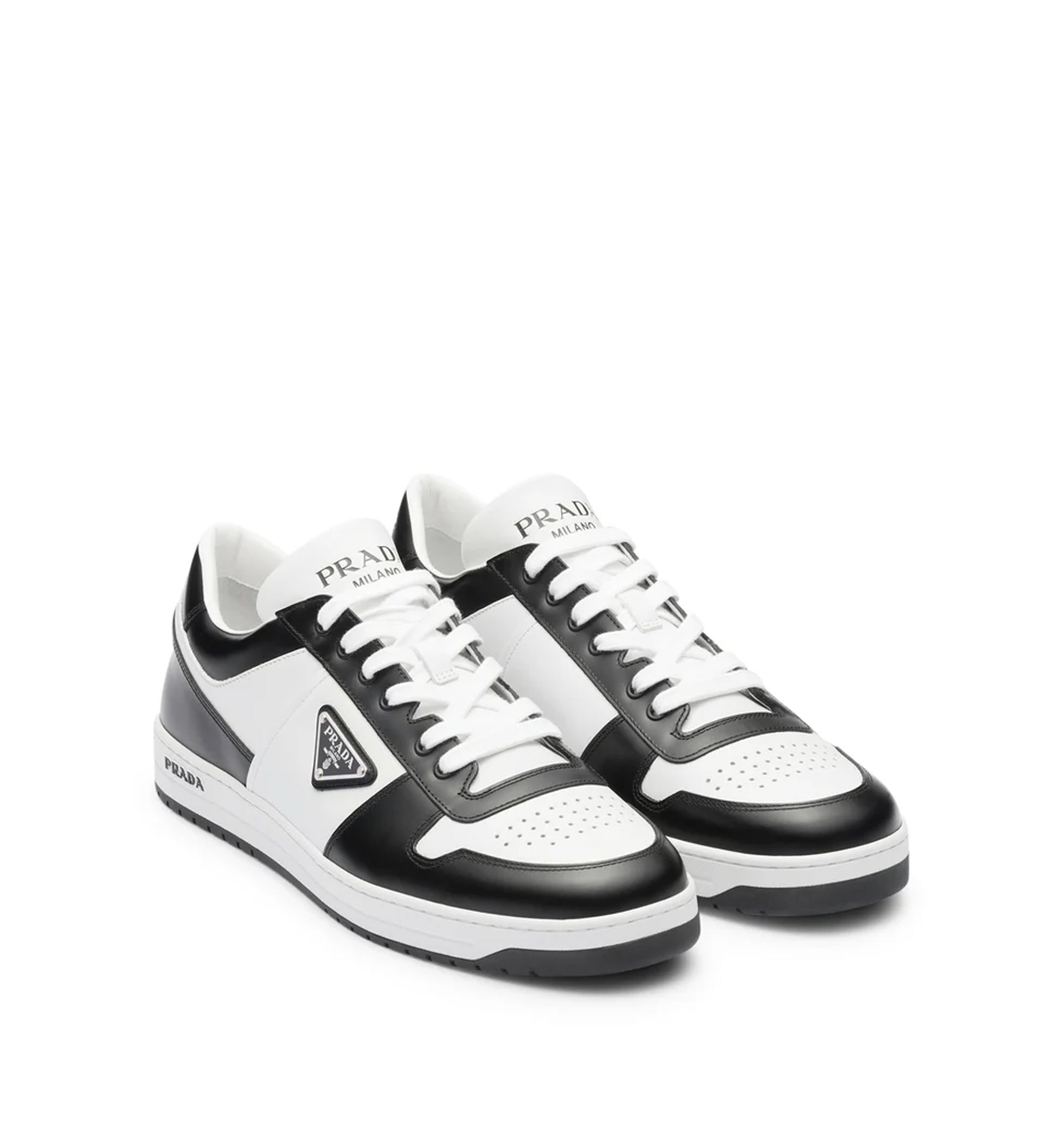 Two-tone leather Downtown sneakers