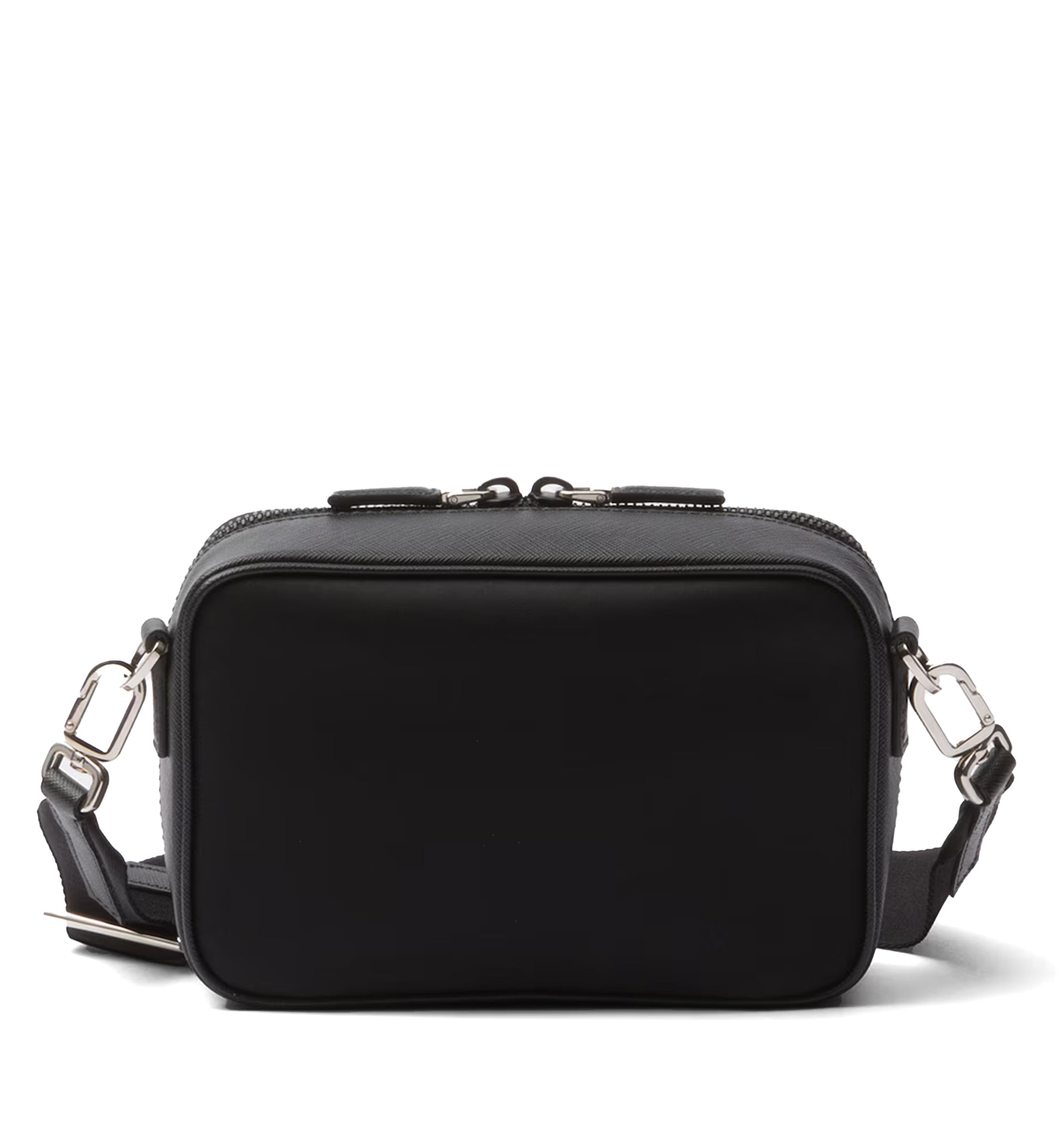 Brique Re-Nylon and Saffiano leather bag