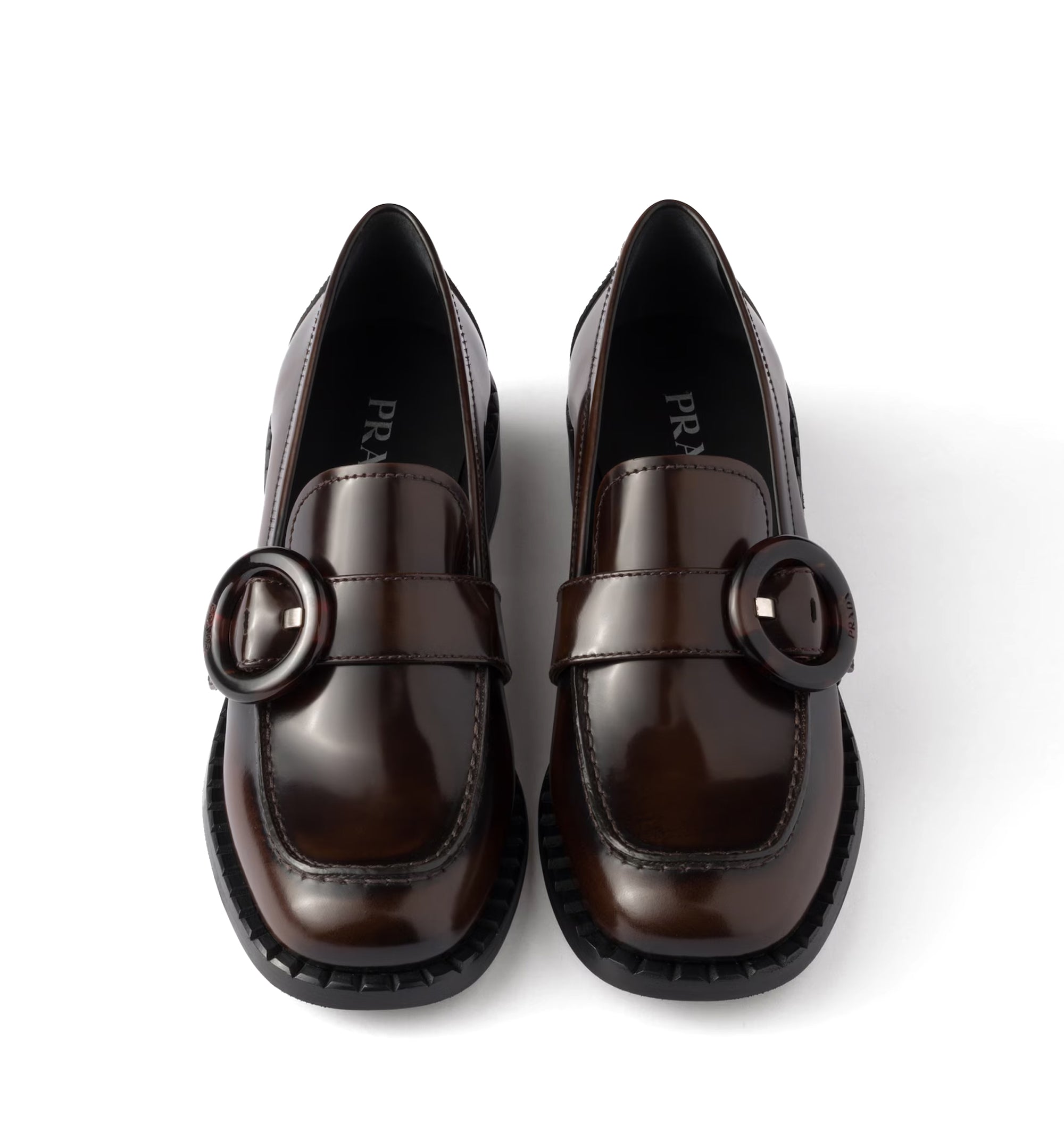Brushed Leather Loafers