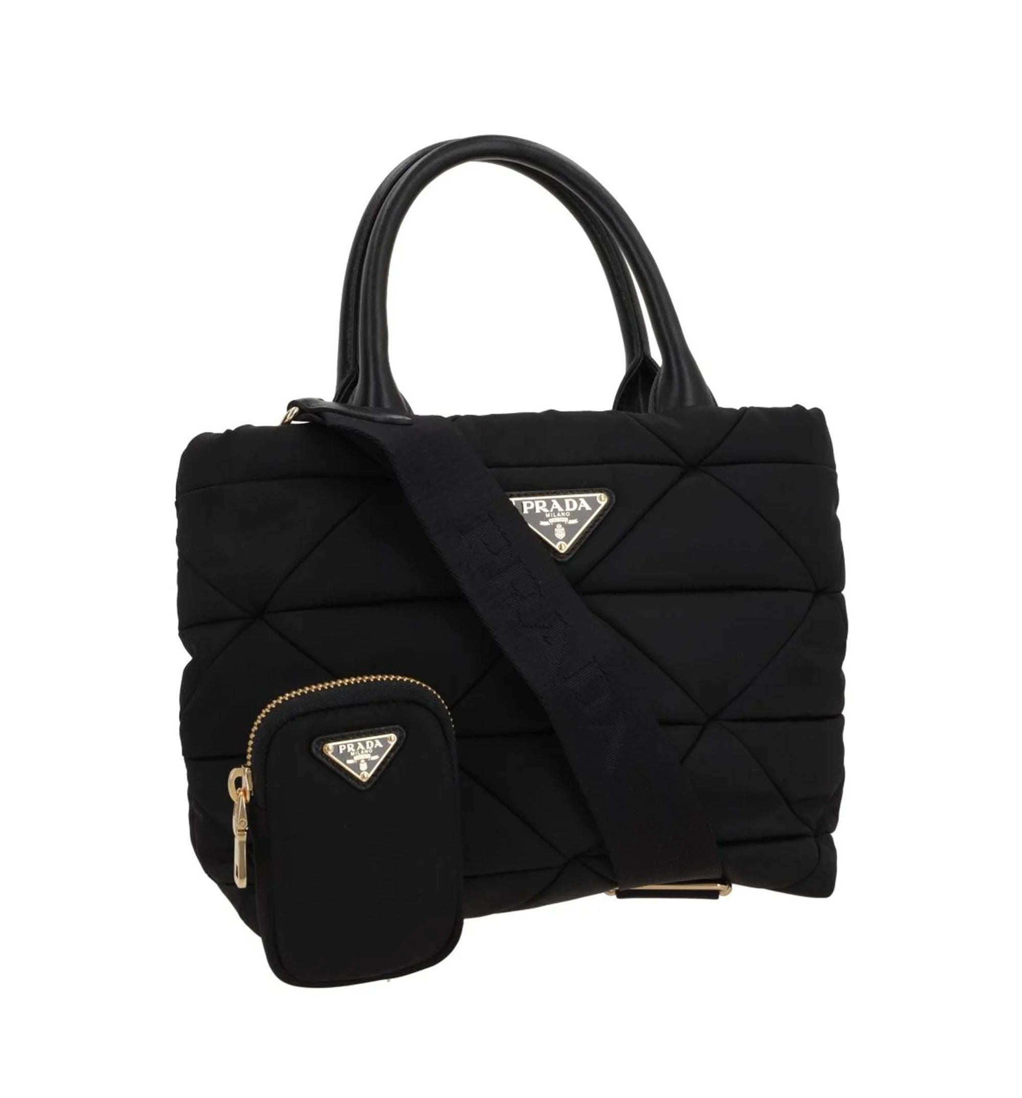 Small Padded Re-Nylon Tote