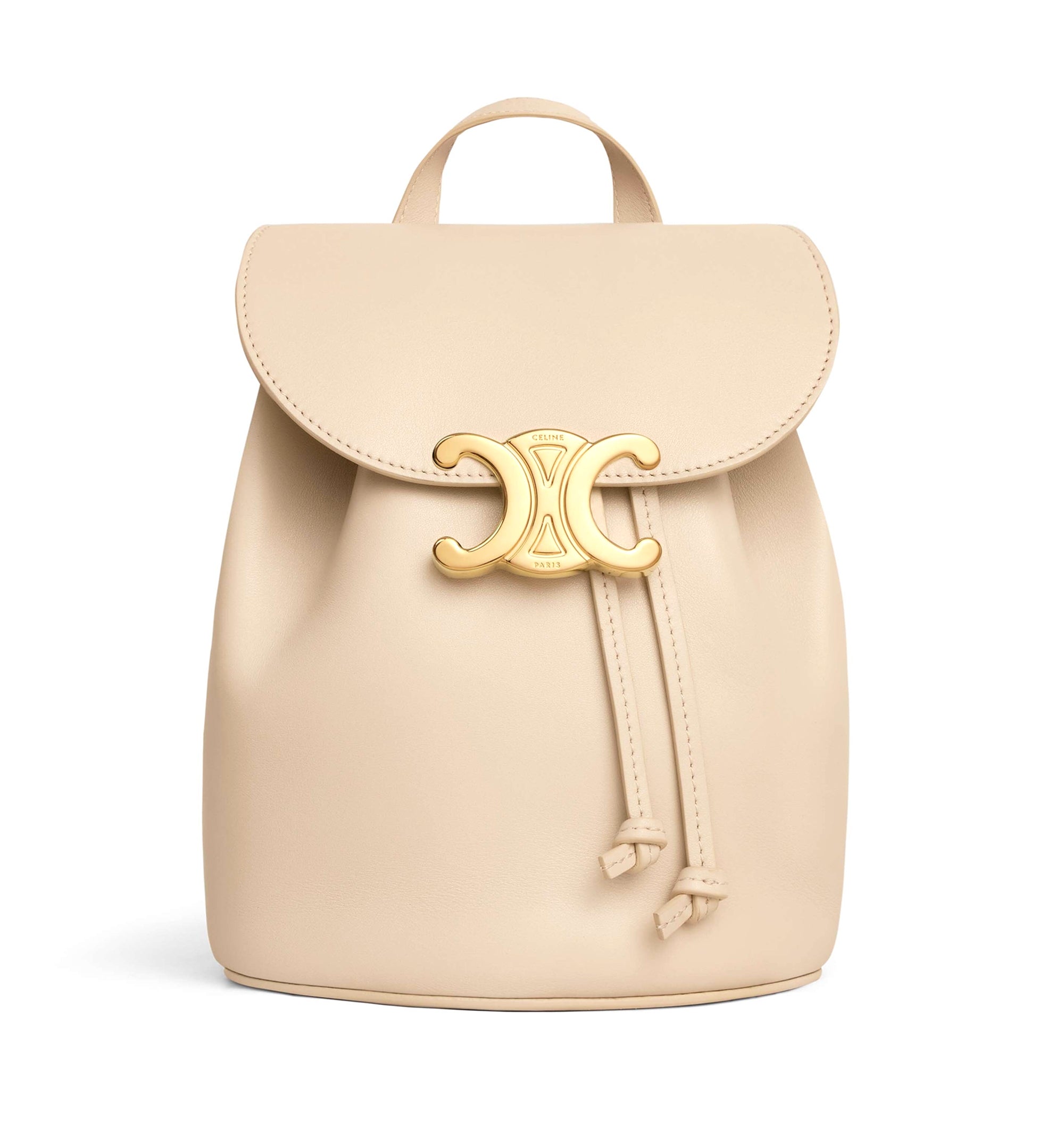 Bonnie Backpack in Smooth Calfskin - Nude