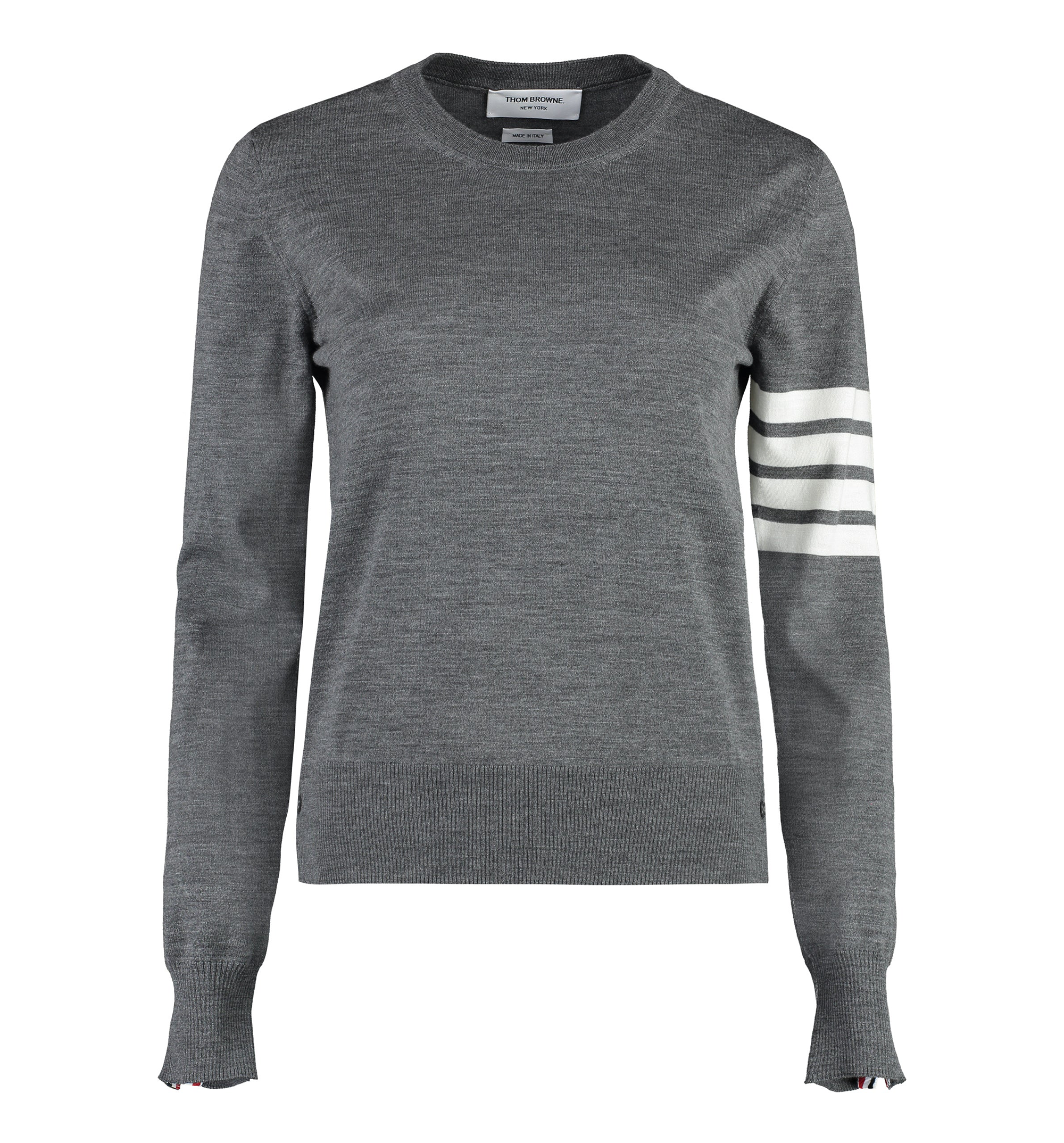 Fine Merino Wool 4-Bar Pullover