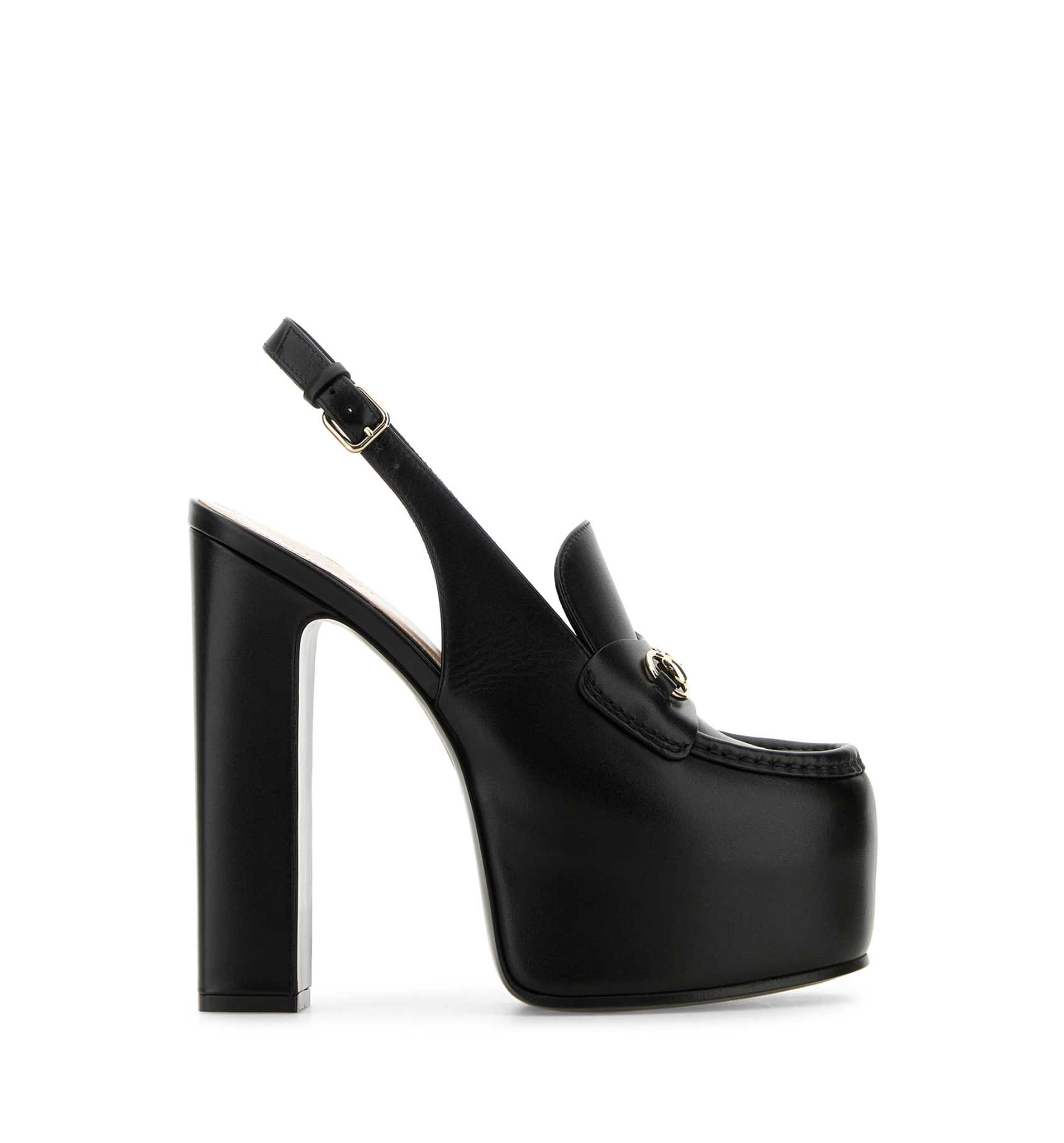 Horsebit GG Platform Loafer Slingback