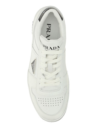 Downtown Leather Sneakers - White/Black