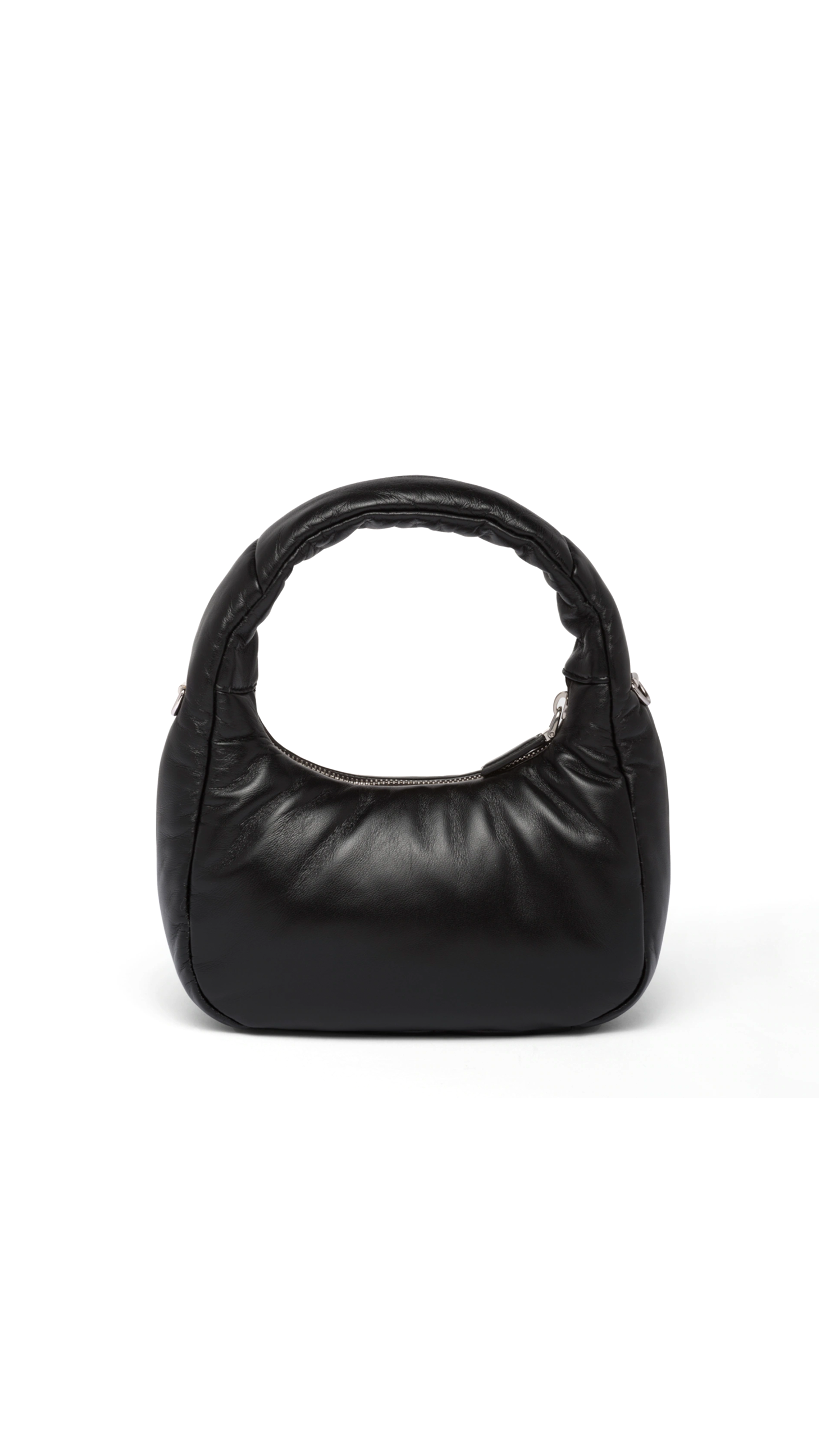 Soft Padded Nappa Leather Mini-bag - Black