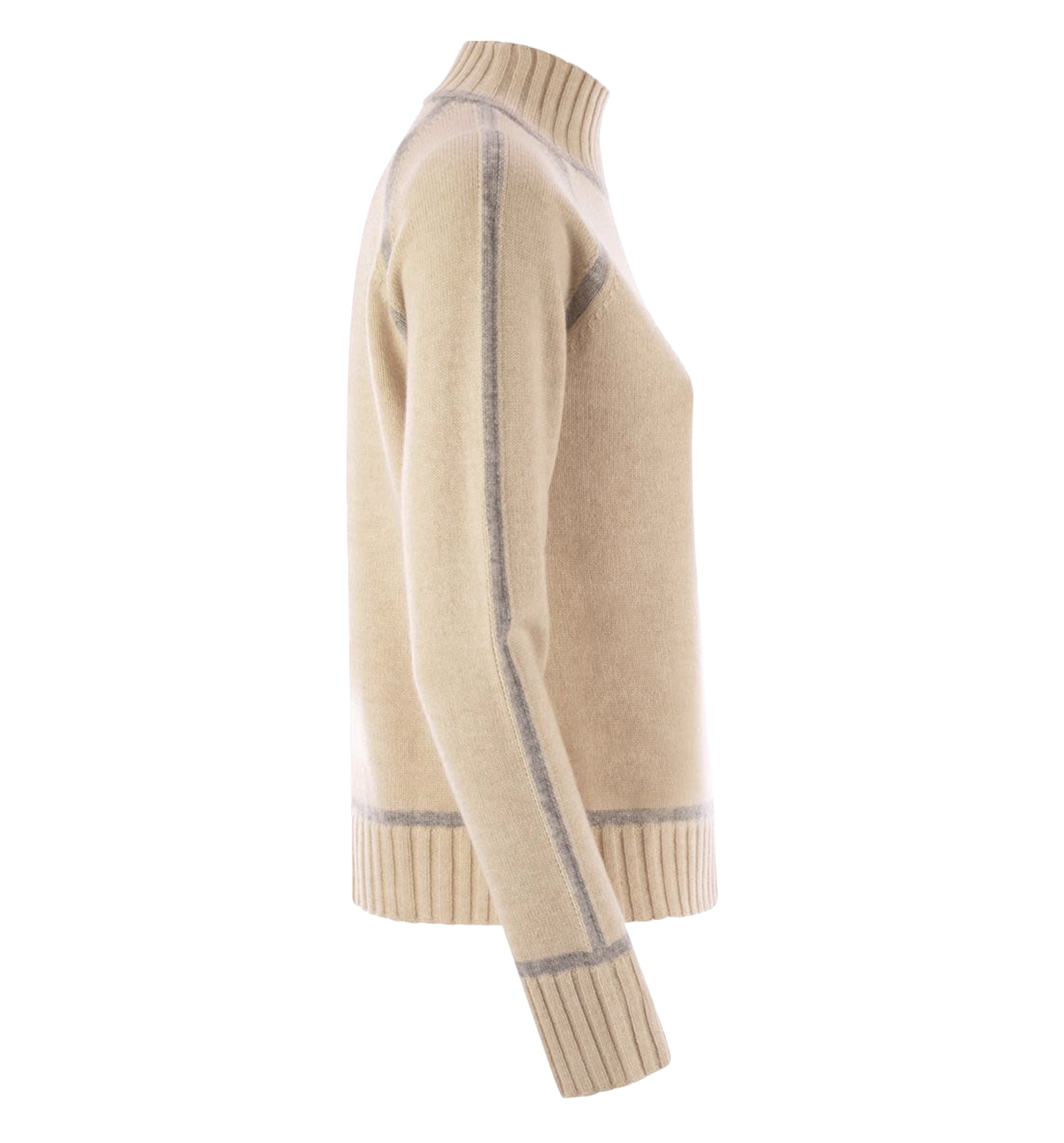 Pescara Wool & Cashmere Turtleneck Sweater
