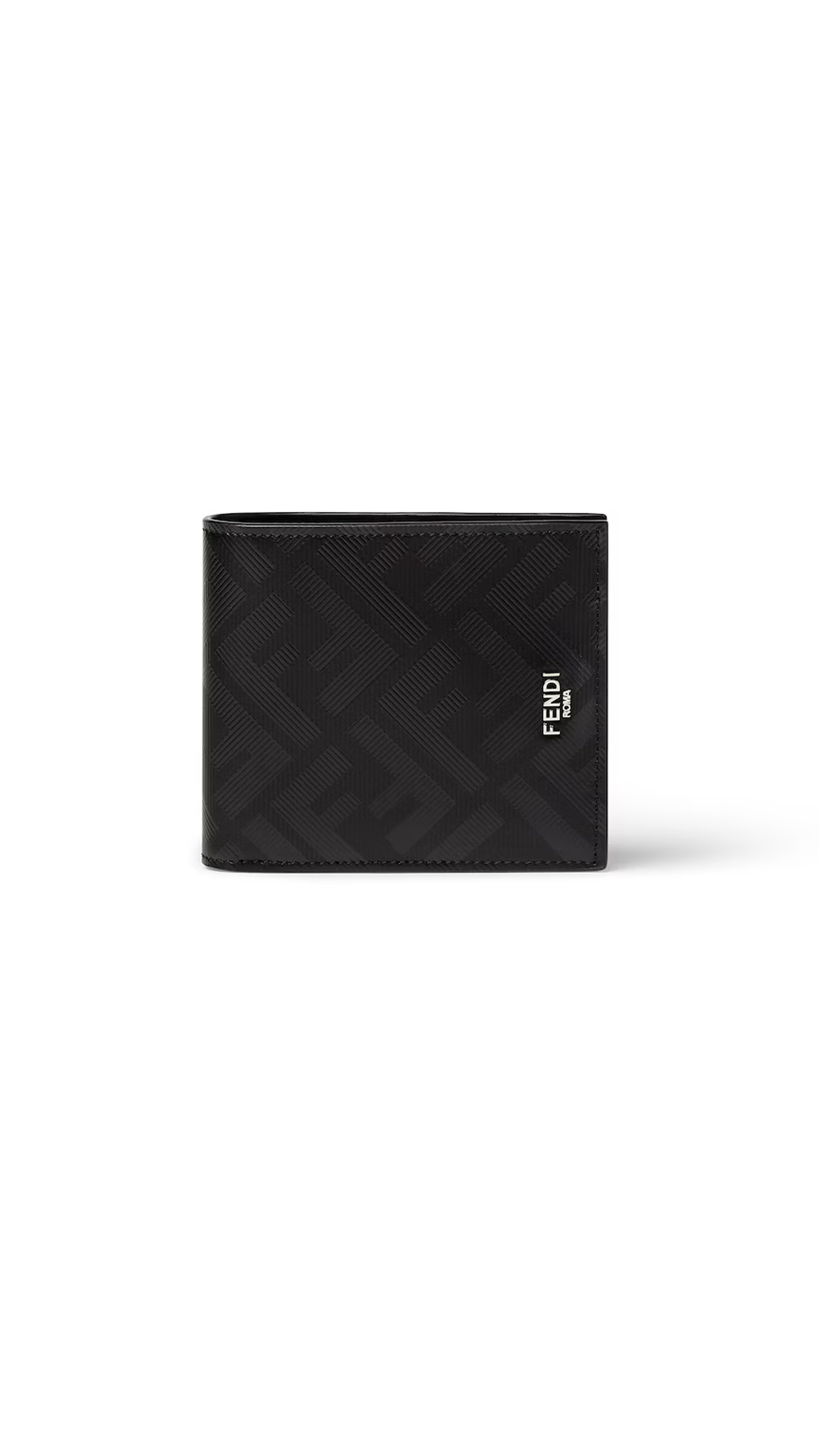 Black And Red Leather Bi-fold Wallet - Red/black