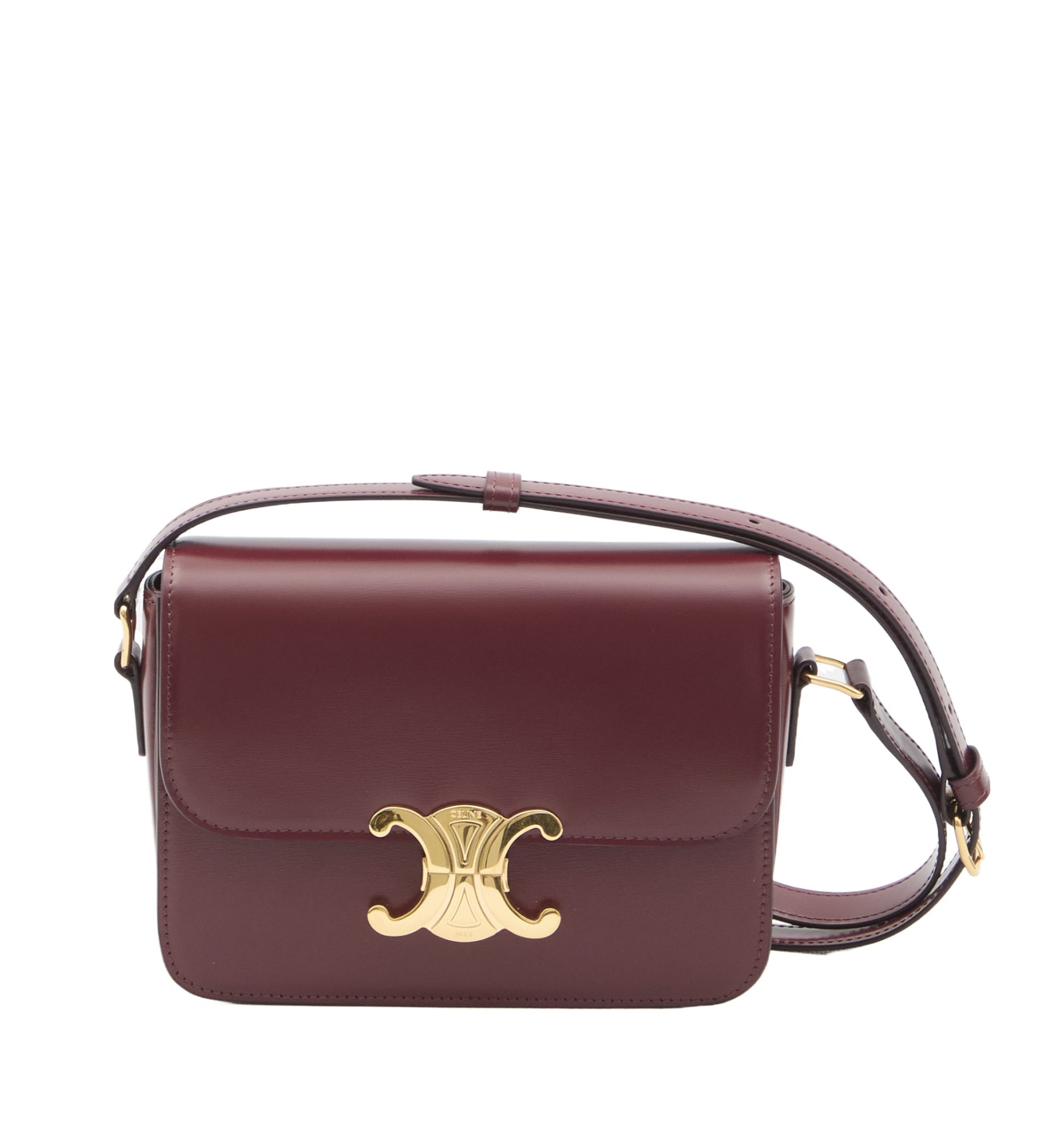 Teen Triomphe Bag in Shiny Calfskin