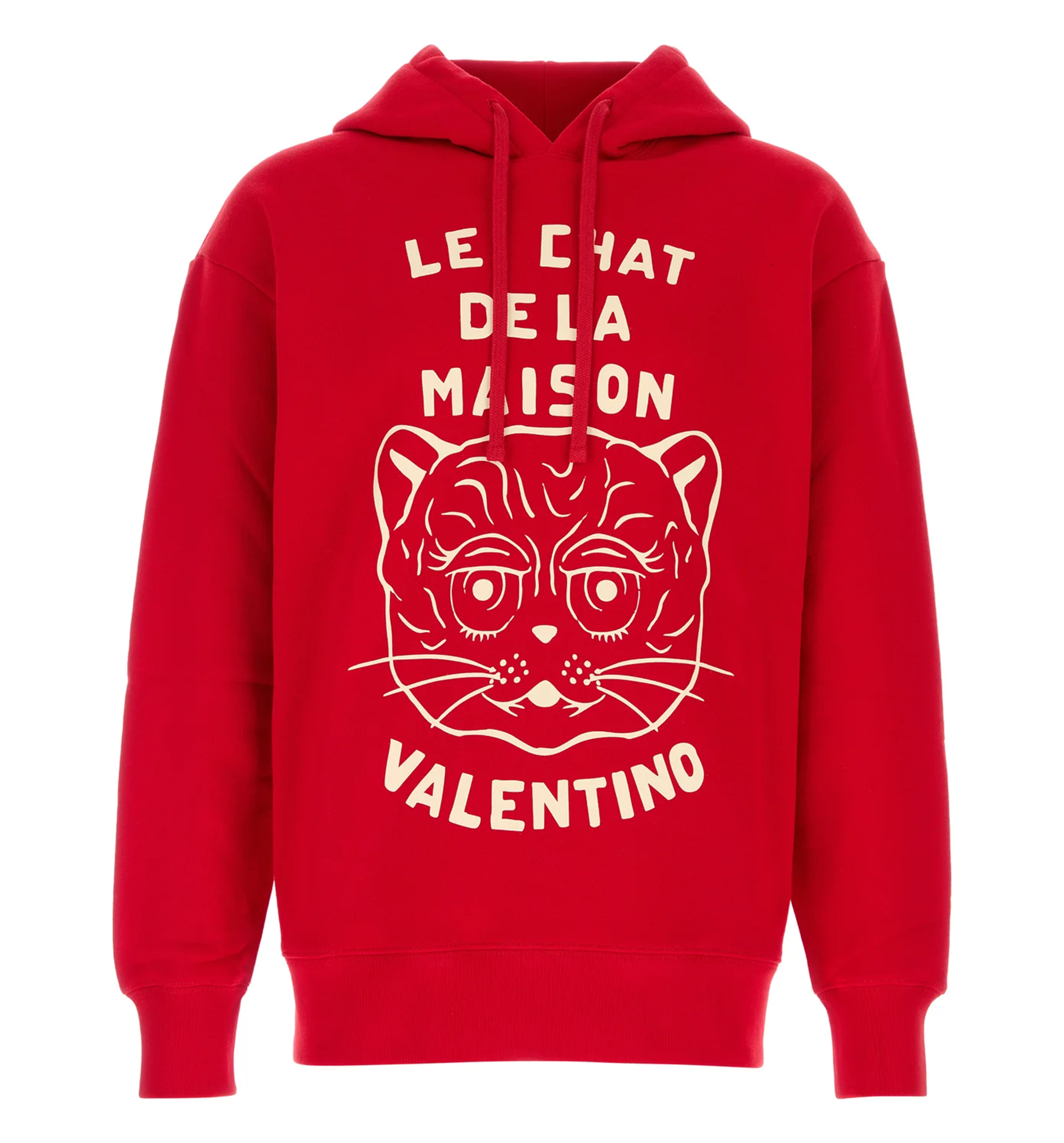Cotton Sweatshirt With Le Chat De La Maison Patch