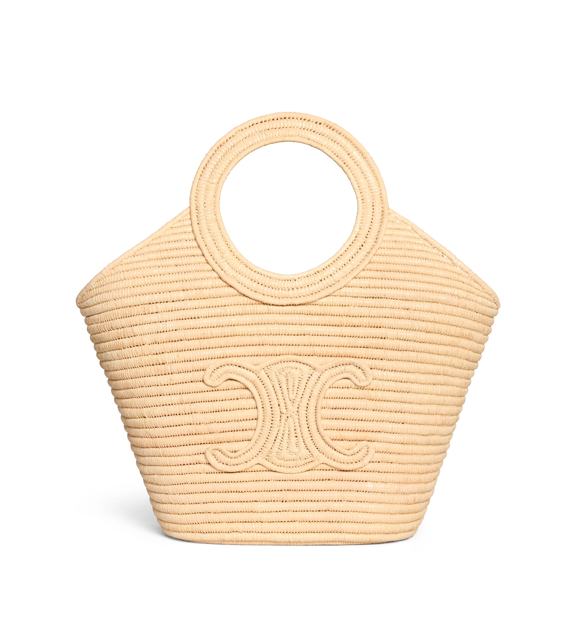 Braided Panier In Raffia