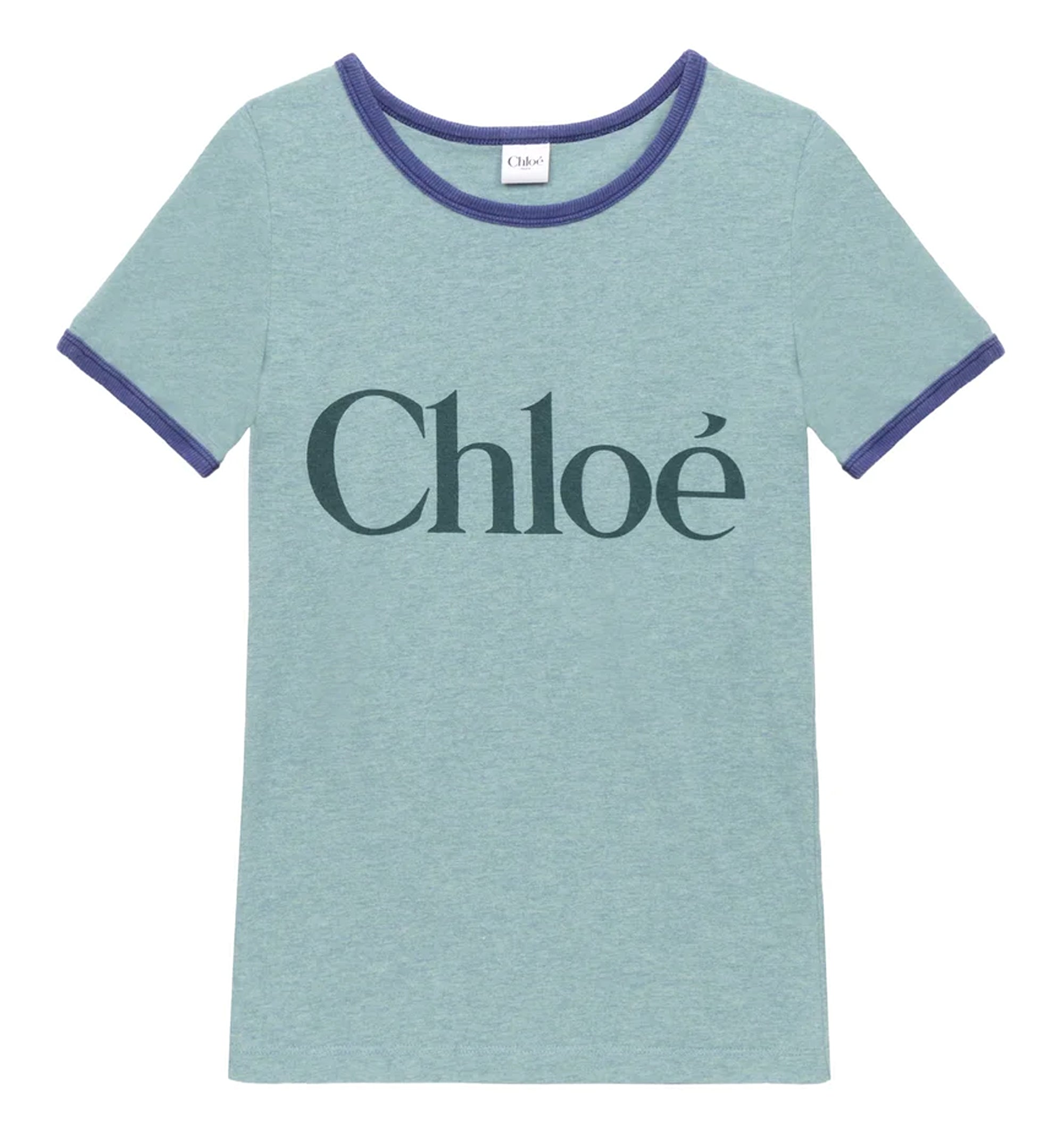 Fitted Logo T-shirt In Cotton-mix Jersey