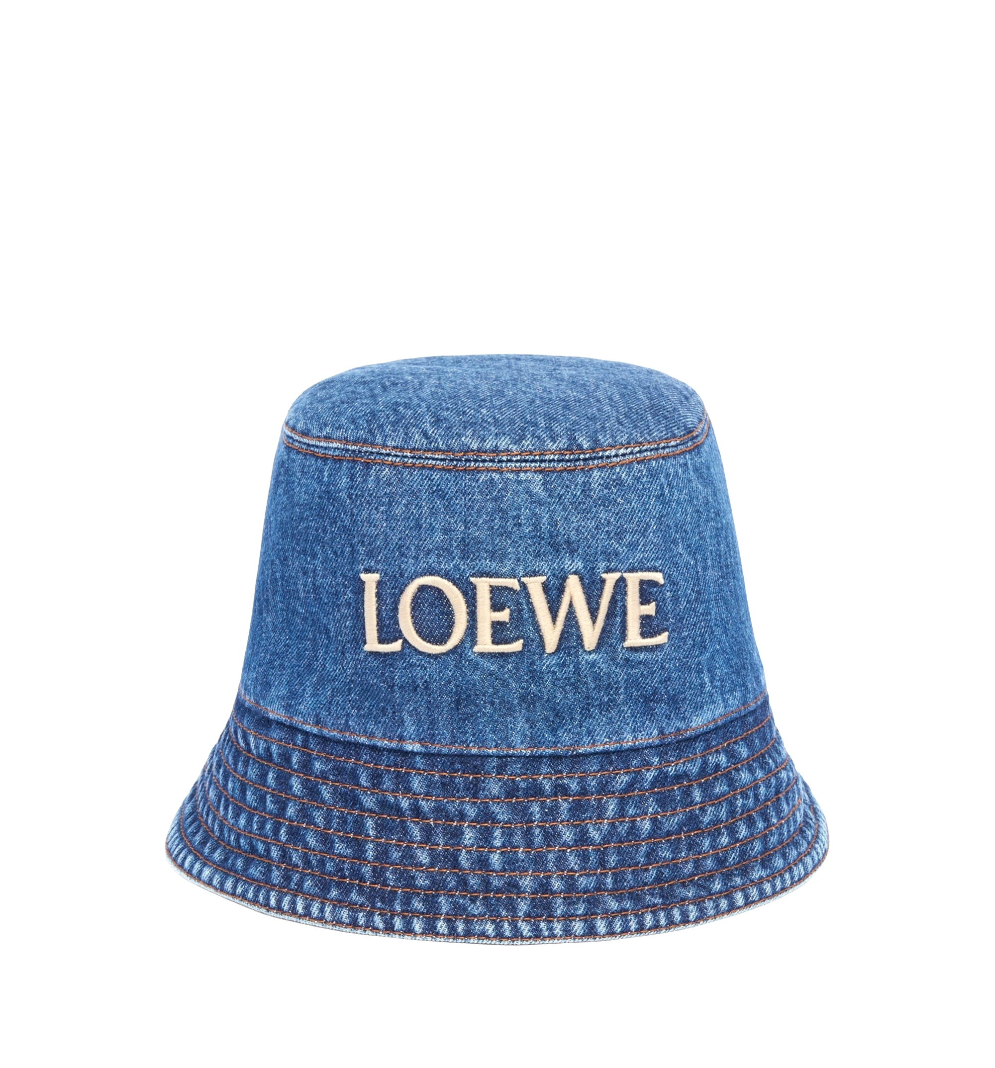 LOEWE Bucket Hat in Denim