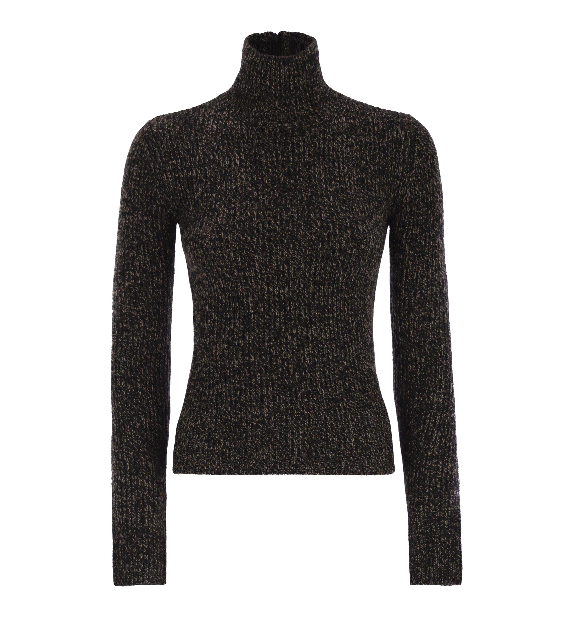 Wool And Cashmere Mouliné Turtleneck Jumper