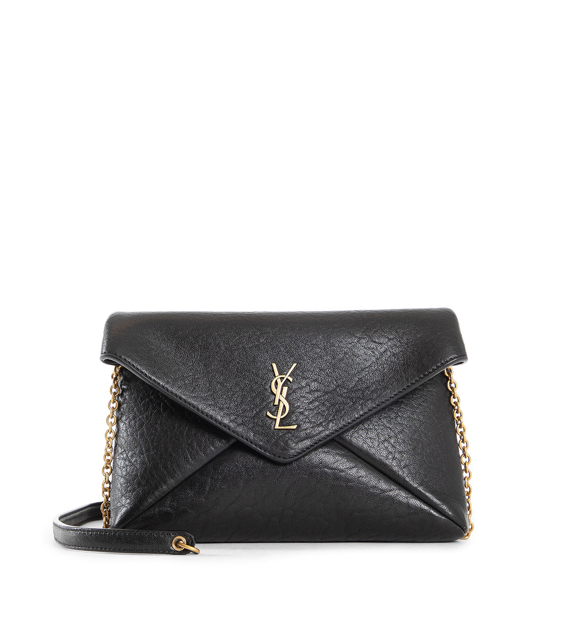 Cassandre Chain Pouch in Lambskin - Black
