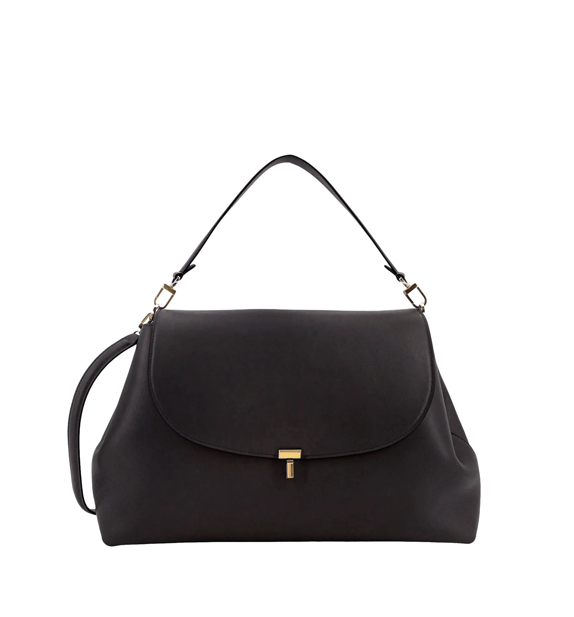 T-Lock leather shoulder bag