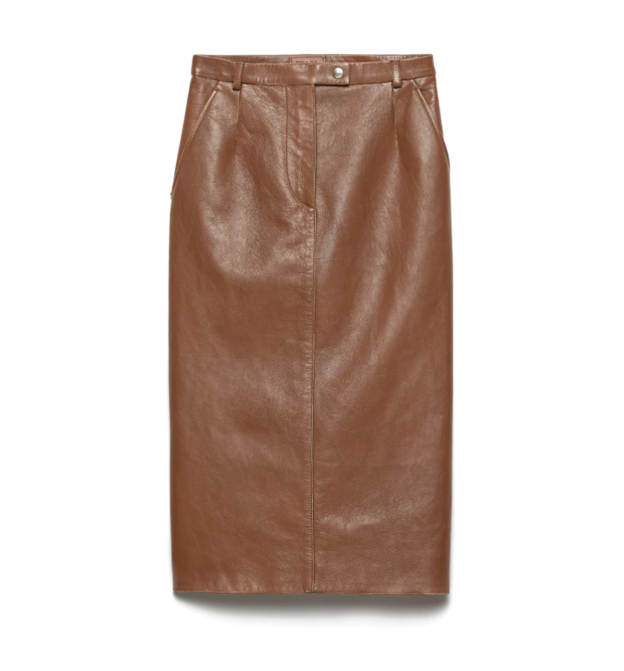 Nappa Leather Pencil Skirt