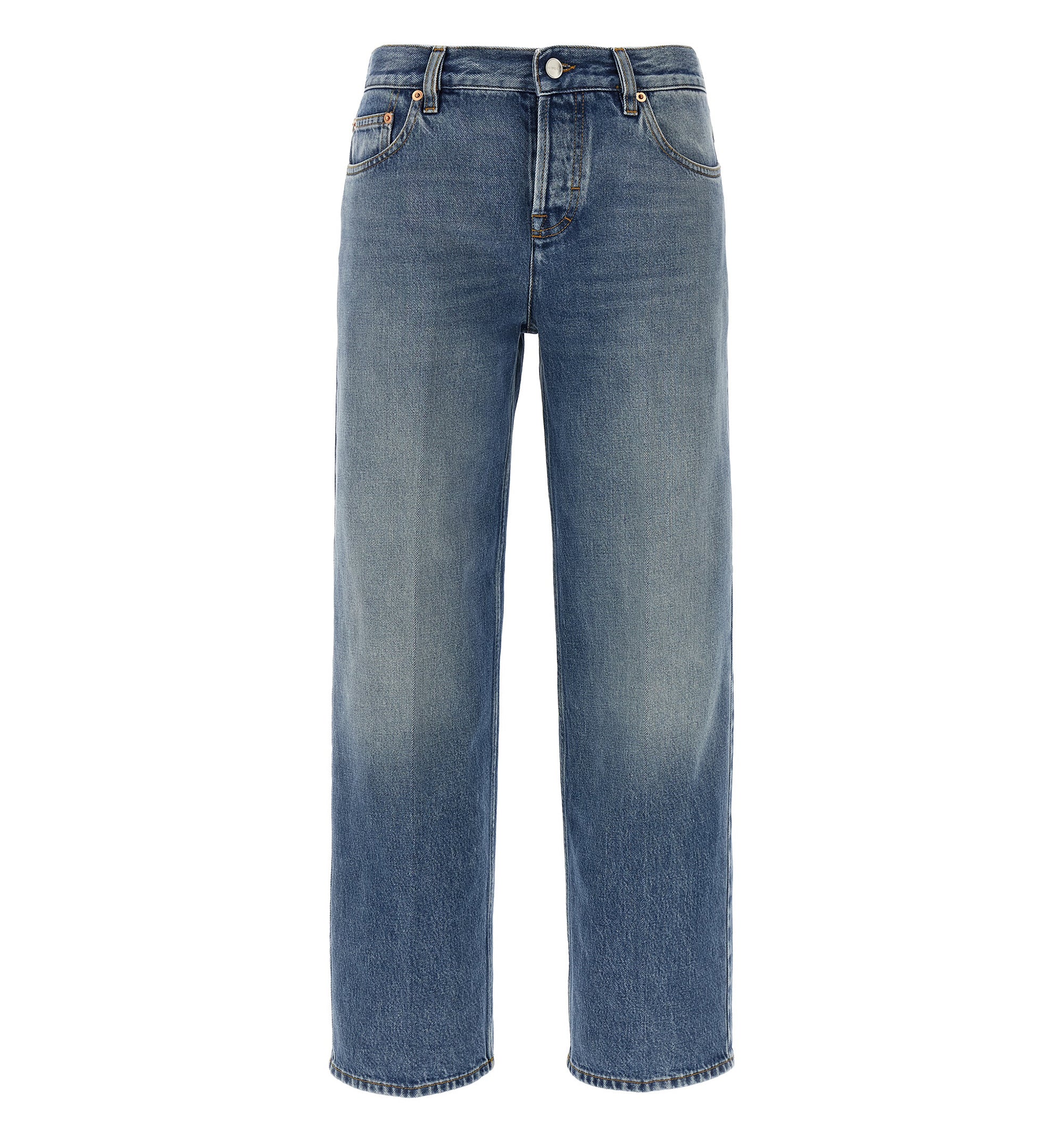 Straight Fit Denim Pants