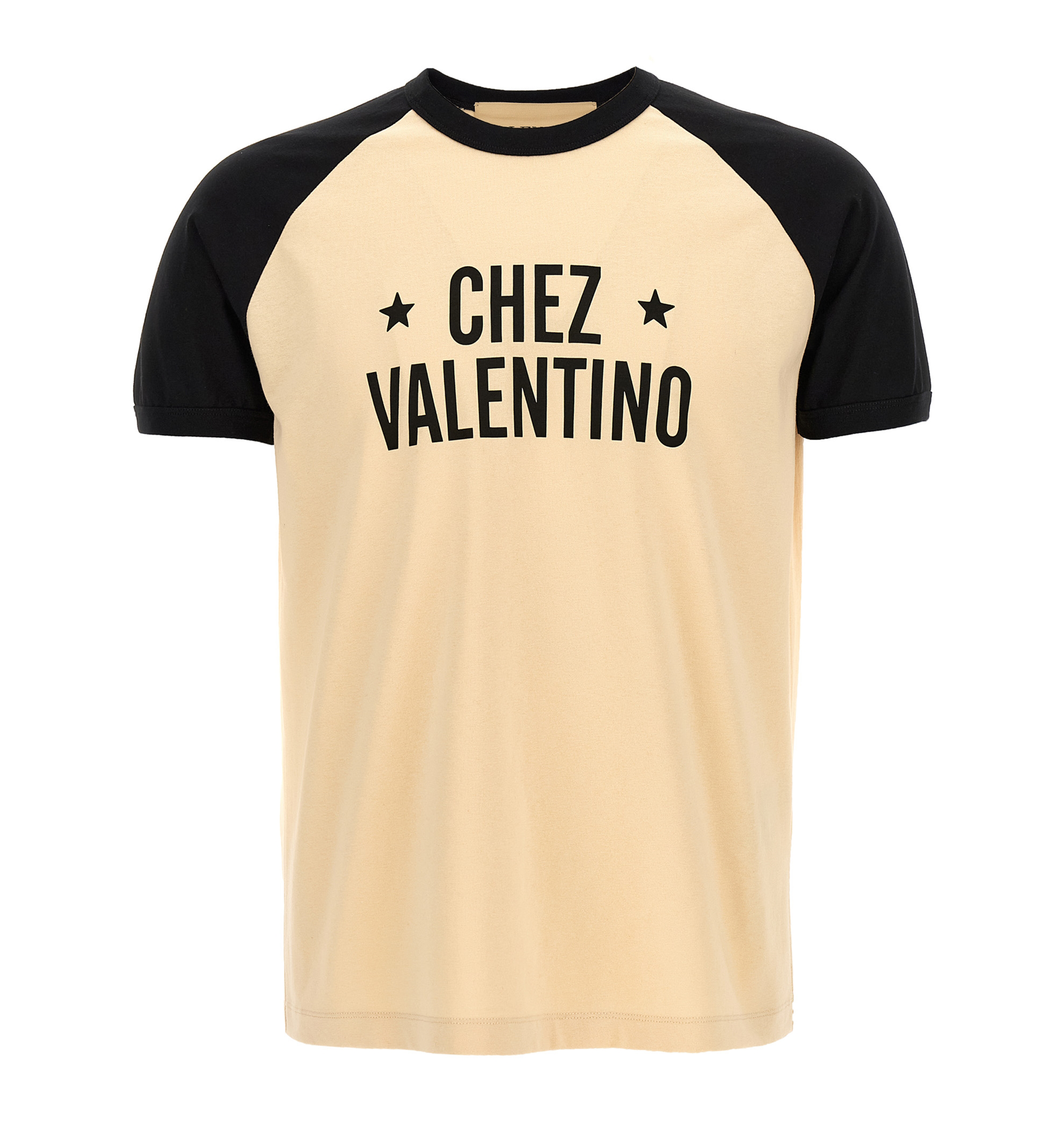 Chez Valentino Print Cotton T-Shirt