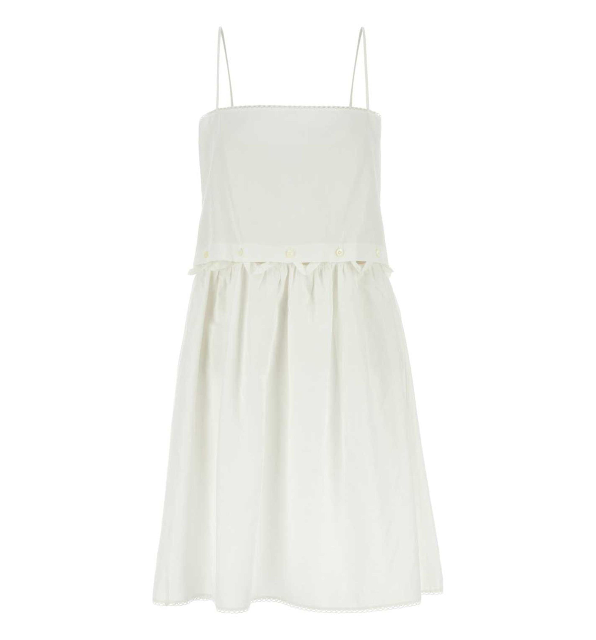 Logo-Patch Sleeveless Dress